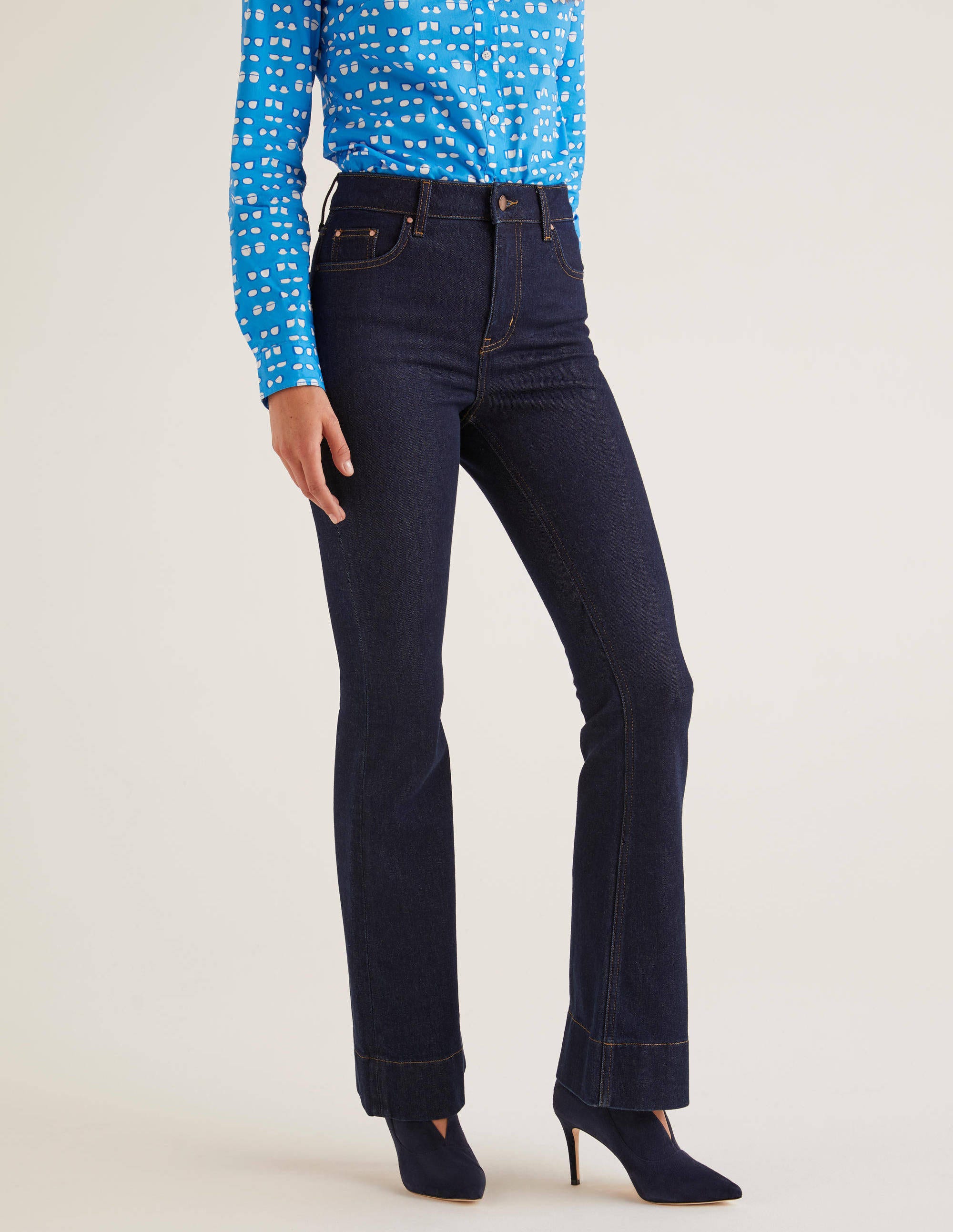 Flare Jeans - Indigo | Boden UK