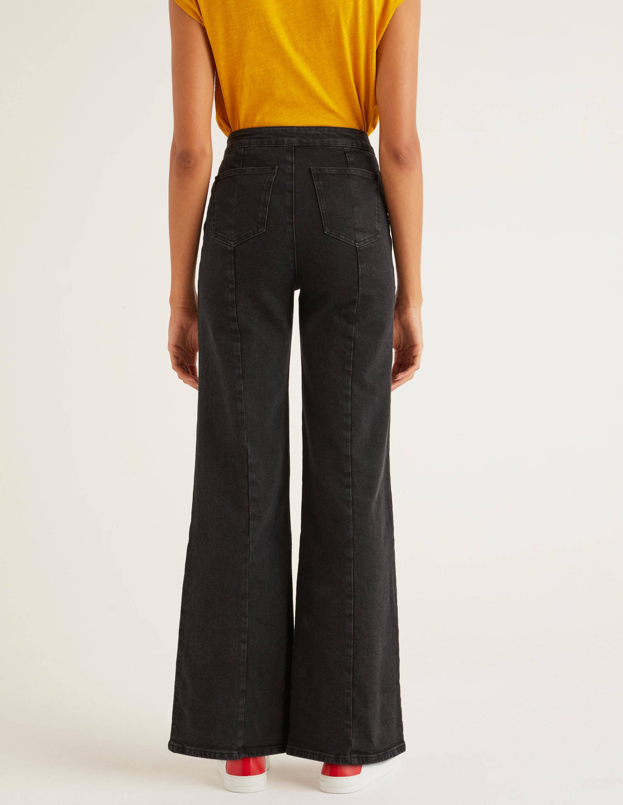 wide leg sailor jeans