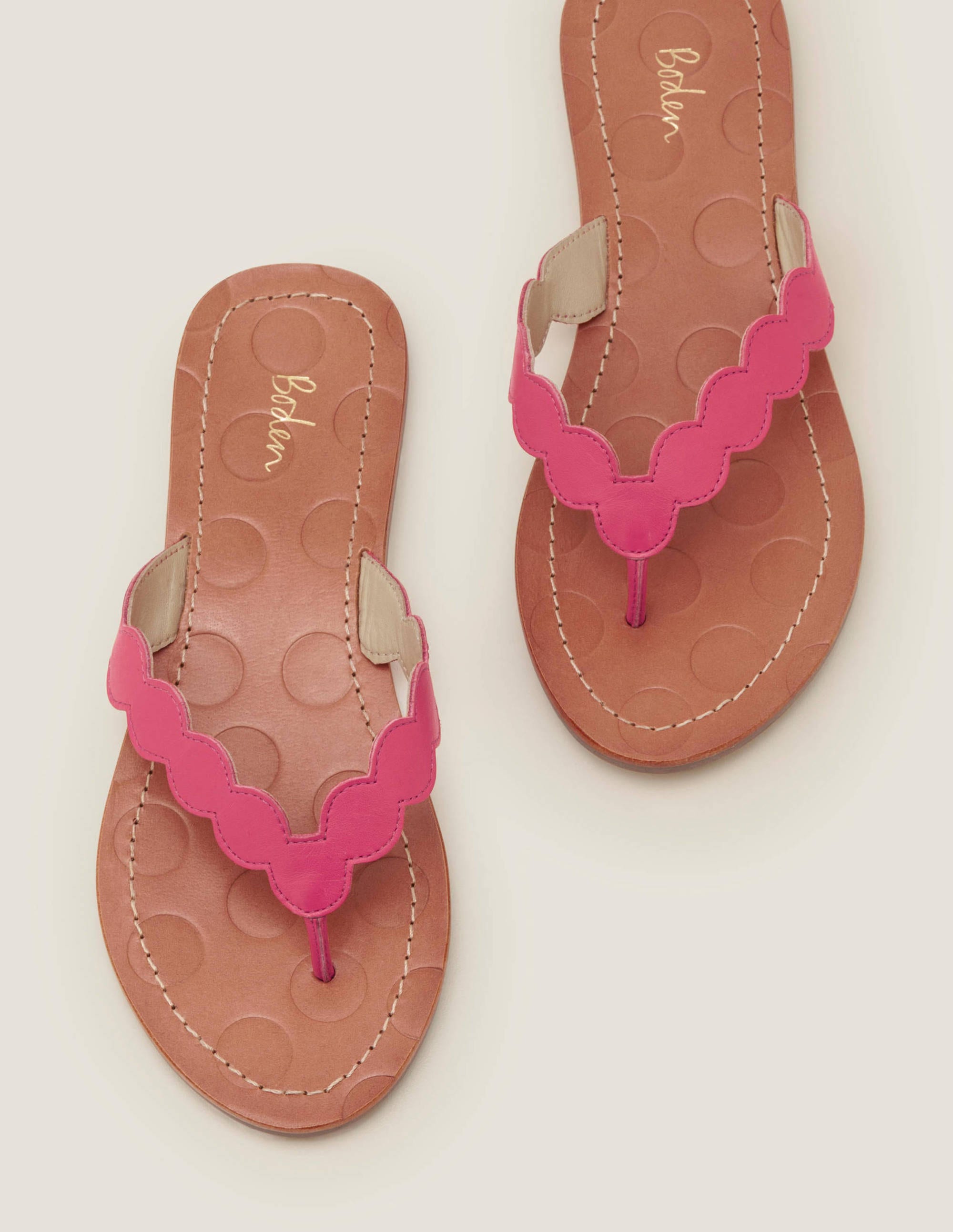 pink flip flop sandals
