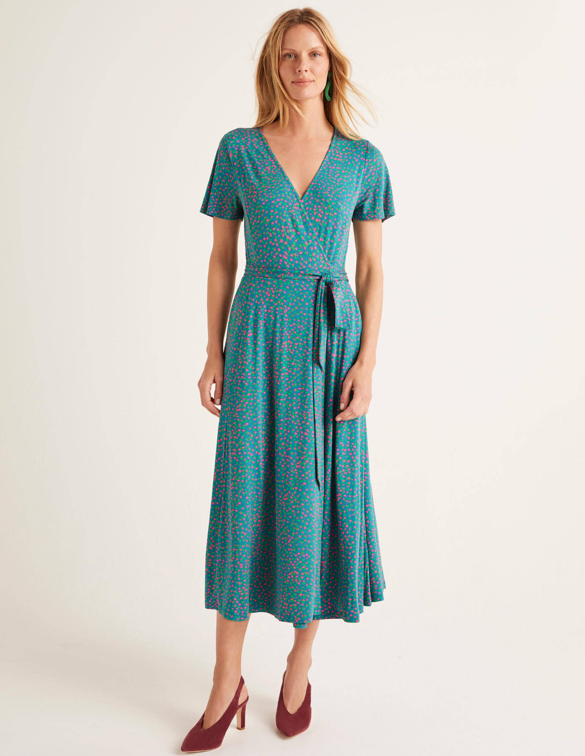 cassia jersey midi dress