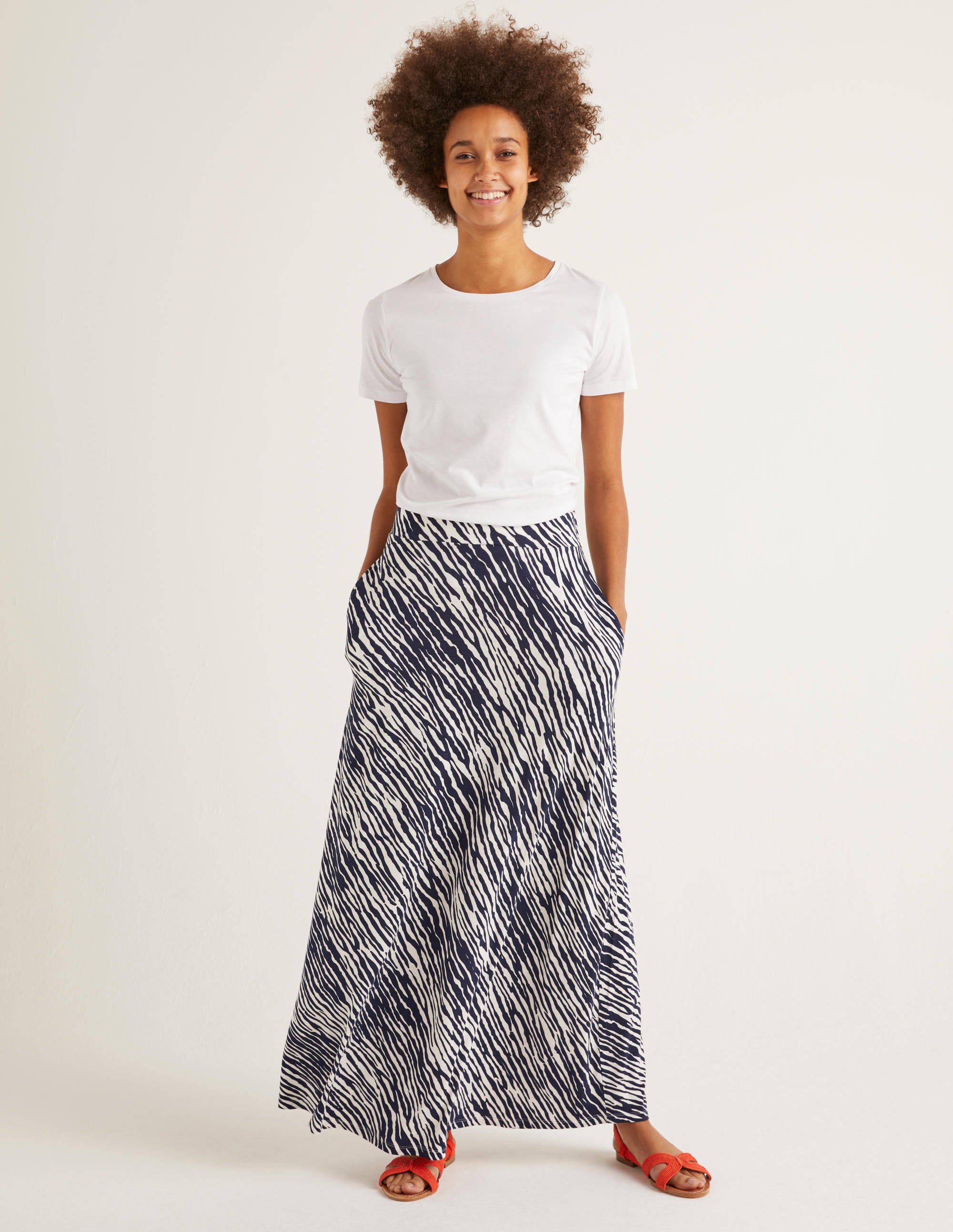 jersey maxi skirt uk