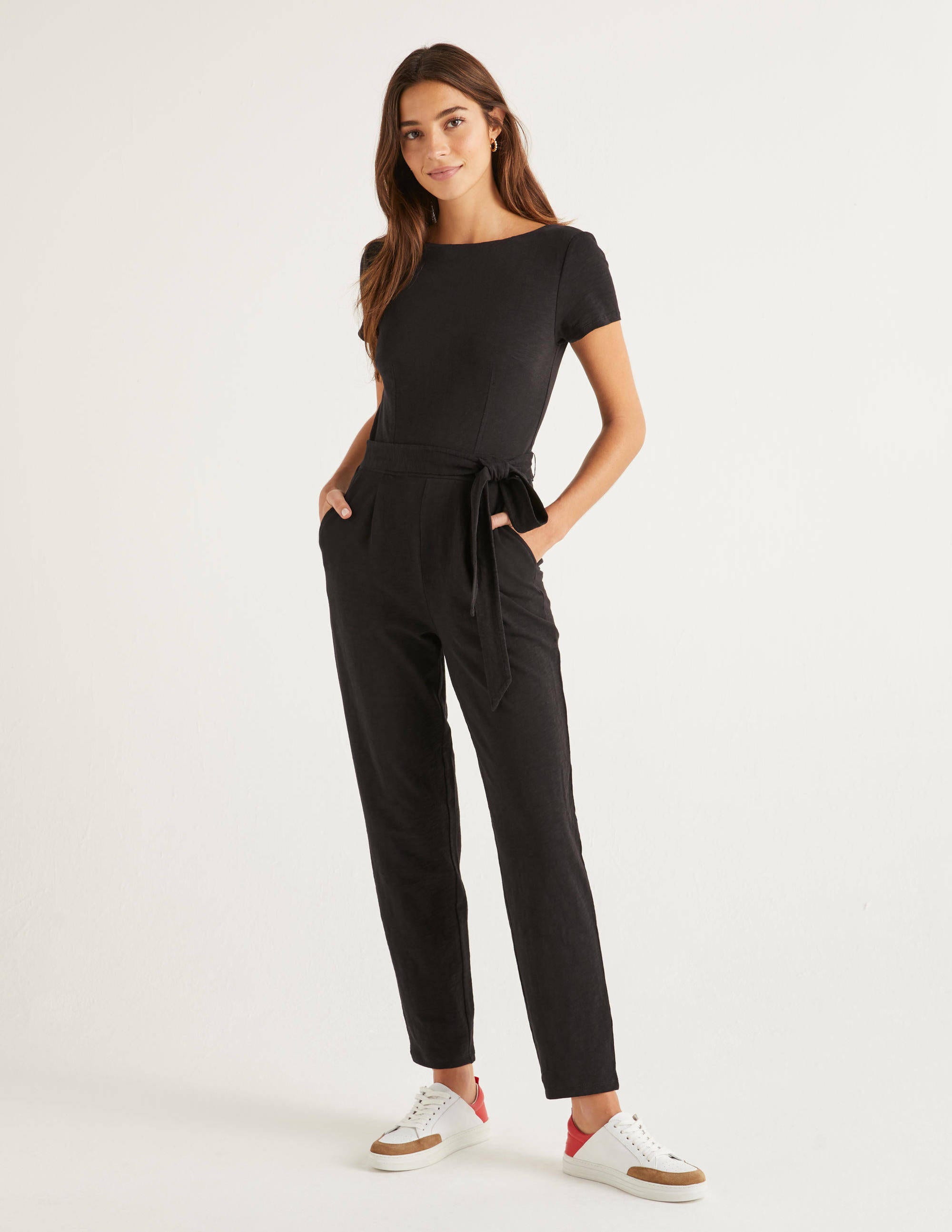 black jersey jumpsuit uk