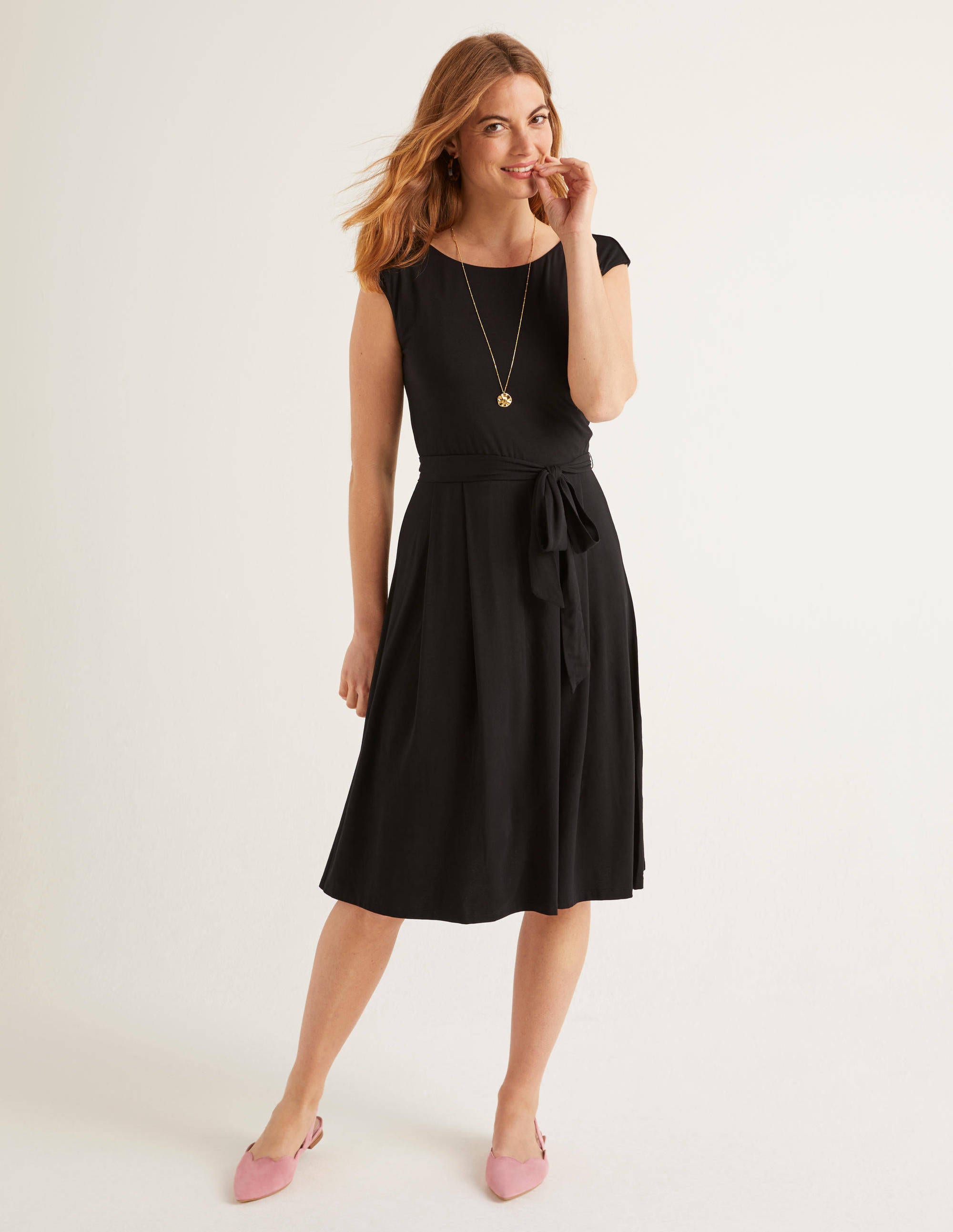 a jersey dress