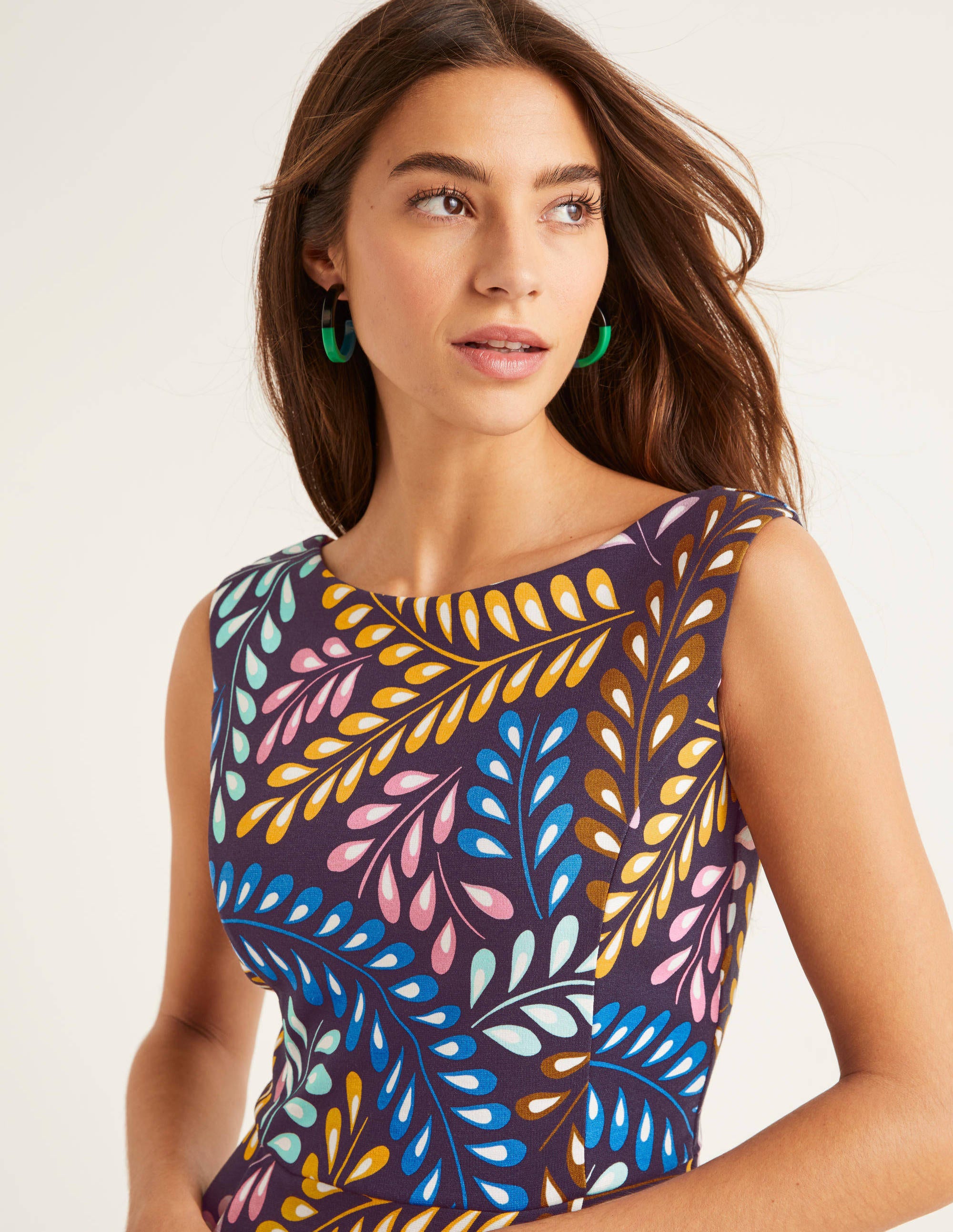 Mary ponte midi dress Clearance