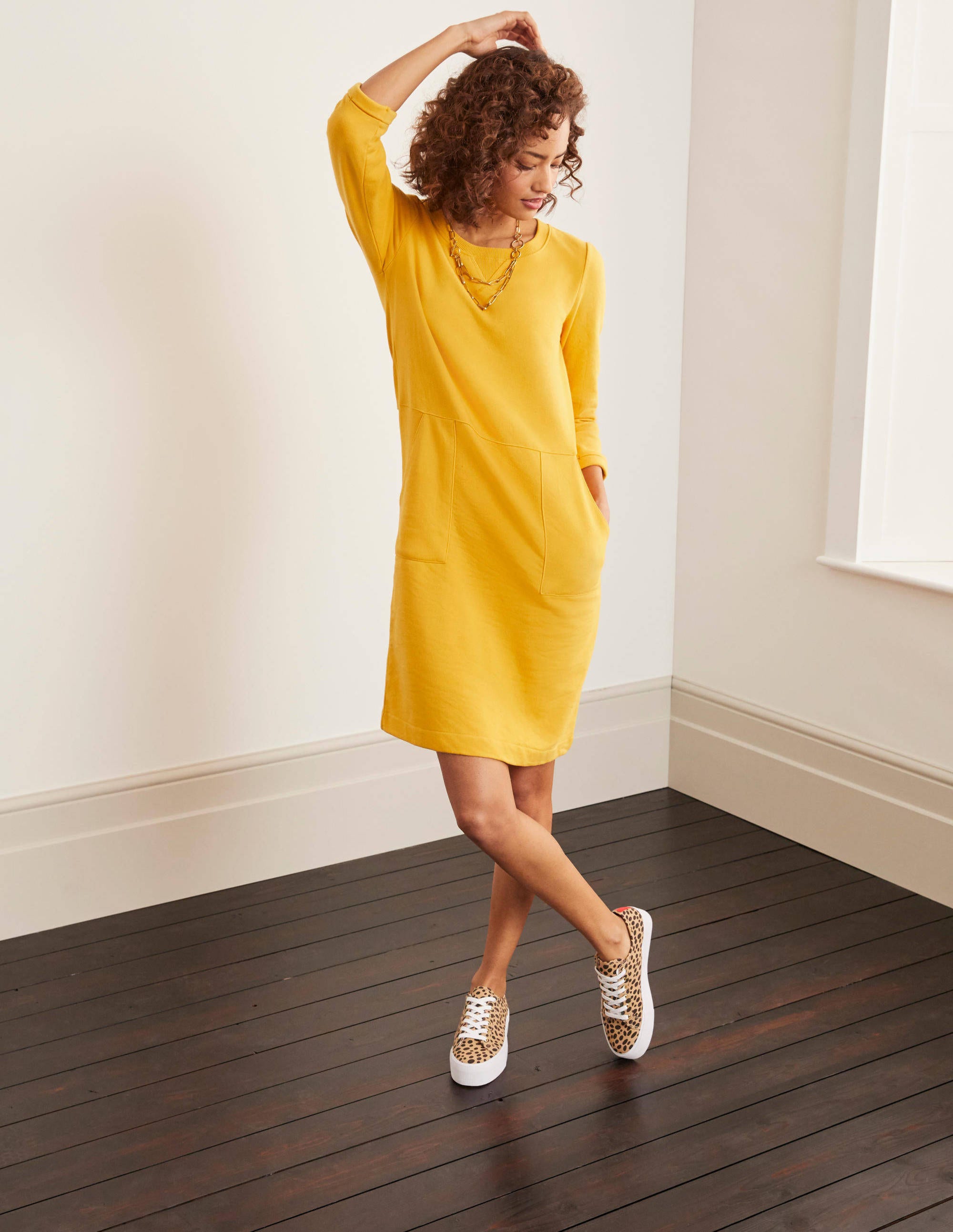 Hannah Sweatshirt Dress Boden