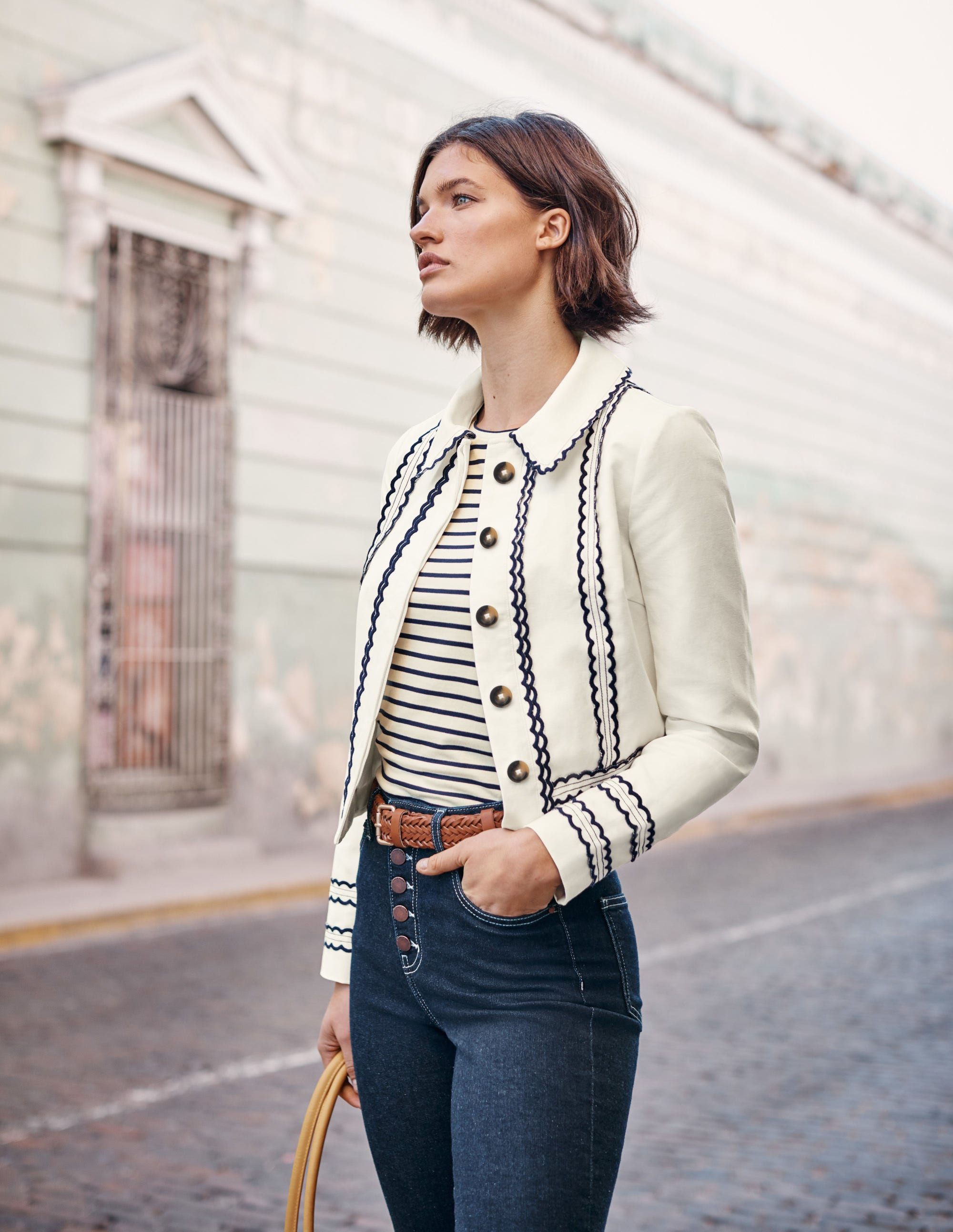 boden girls denim jacket