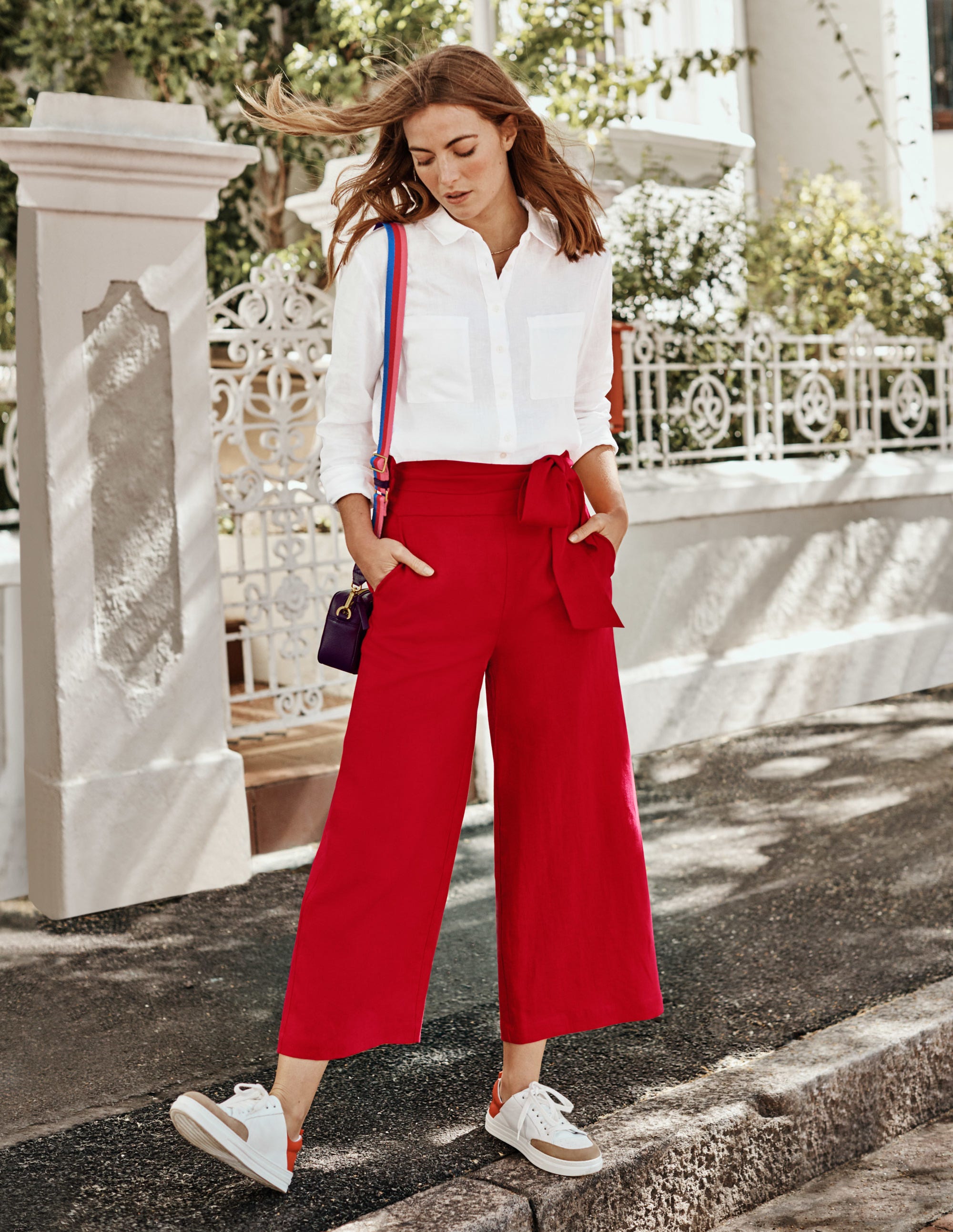 flowing linen pants