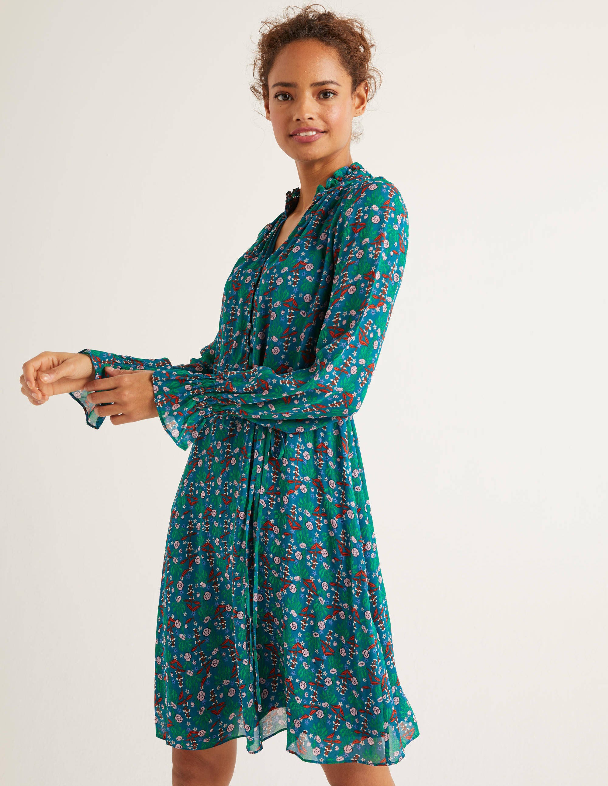 boden teal dress