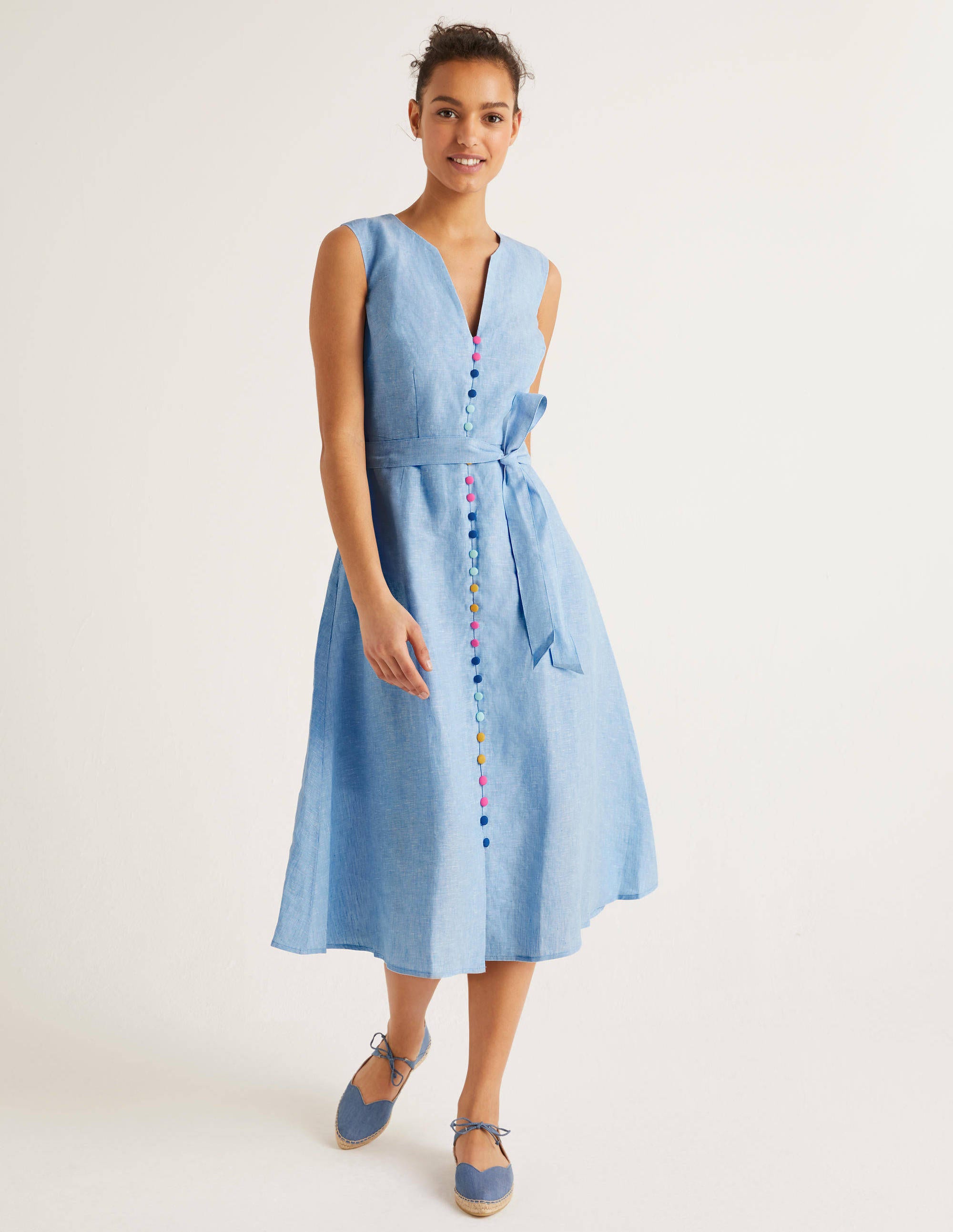 boden alberta linen dress