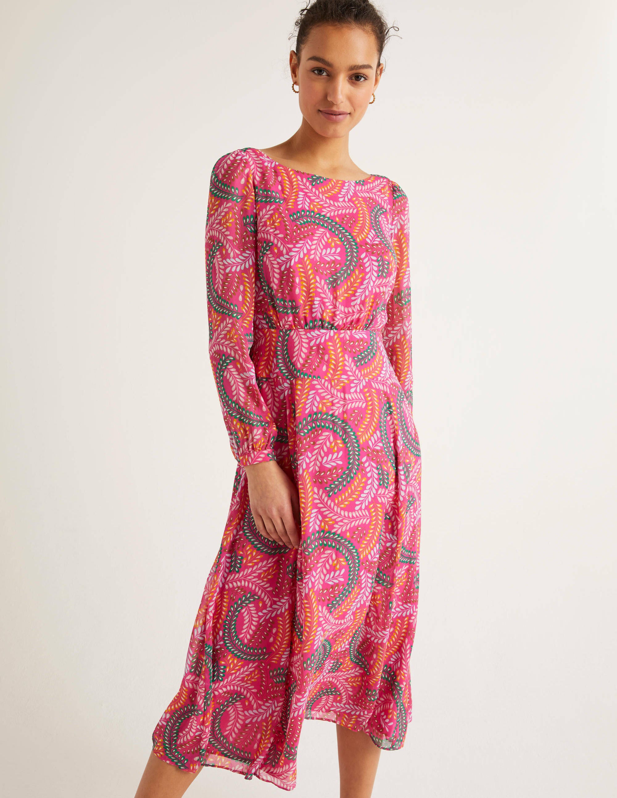 boden pink dress