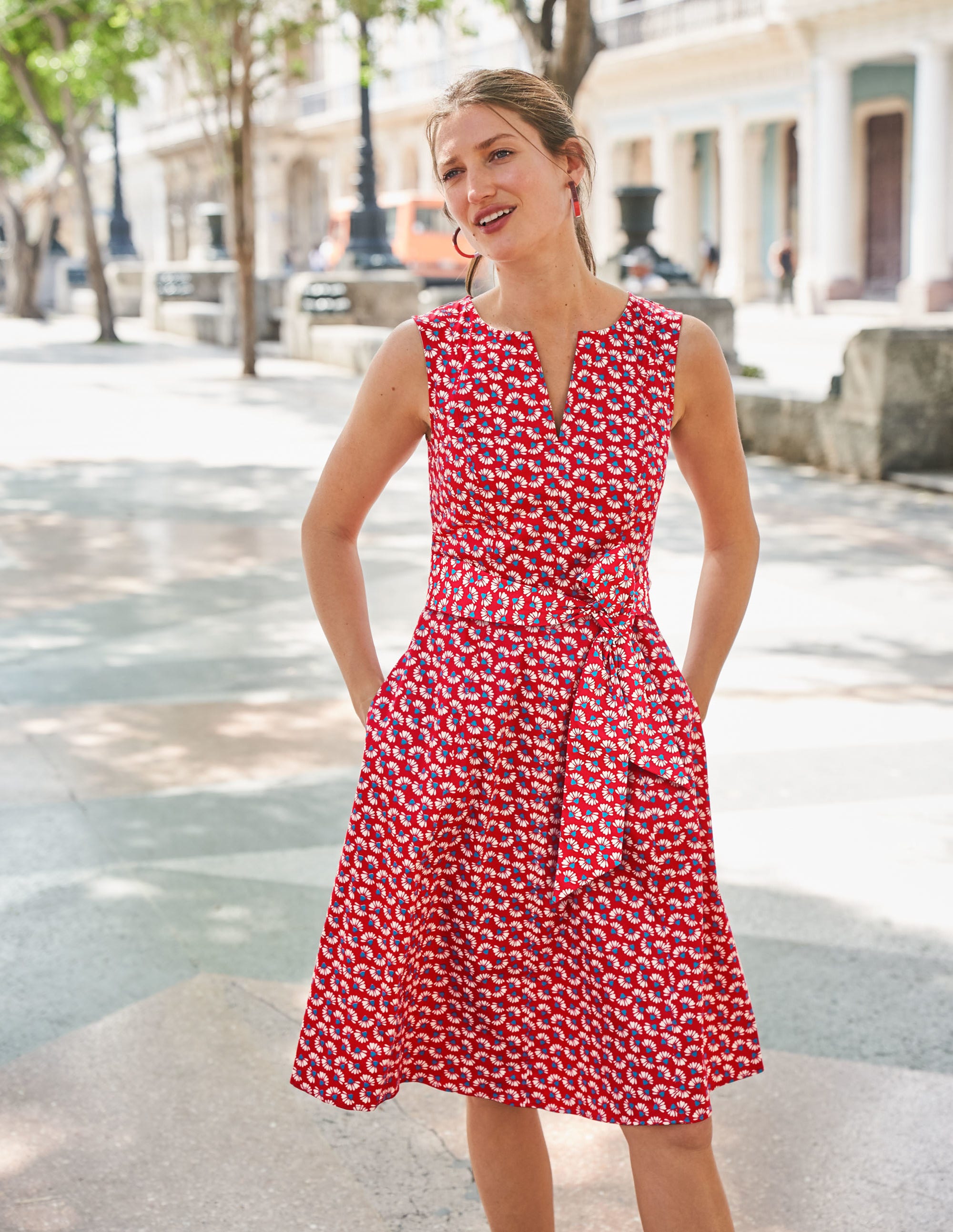 boden fit and flare dress