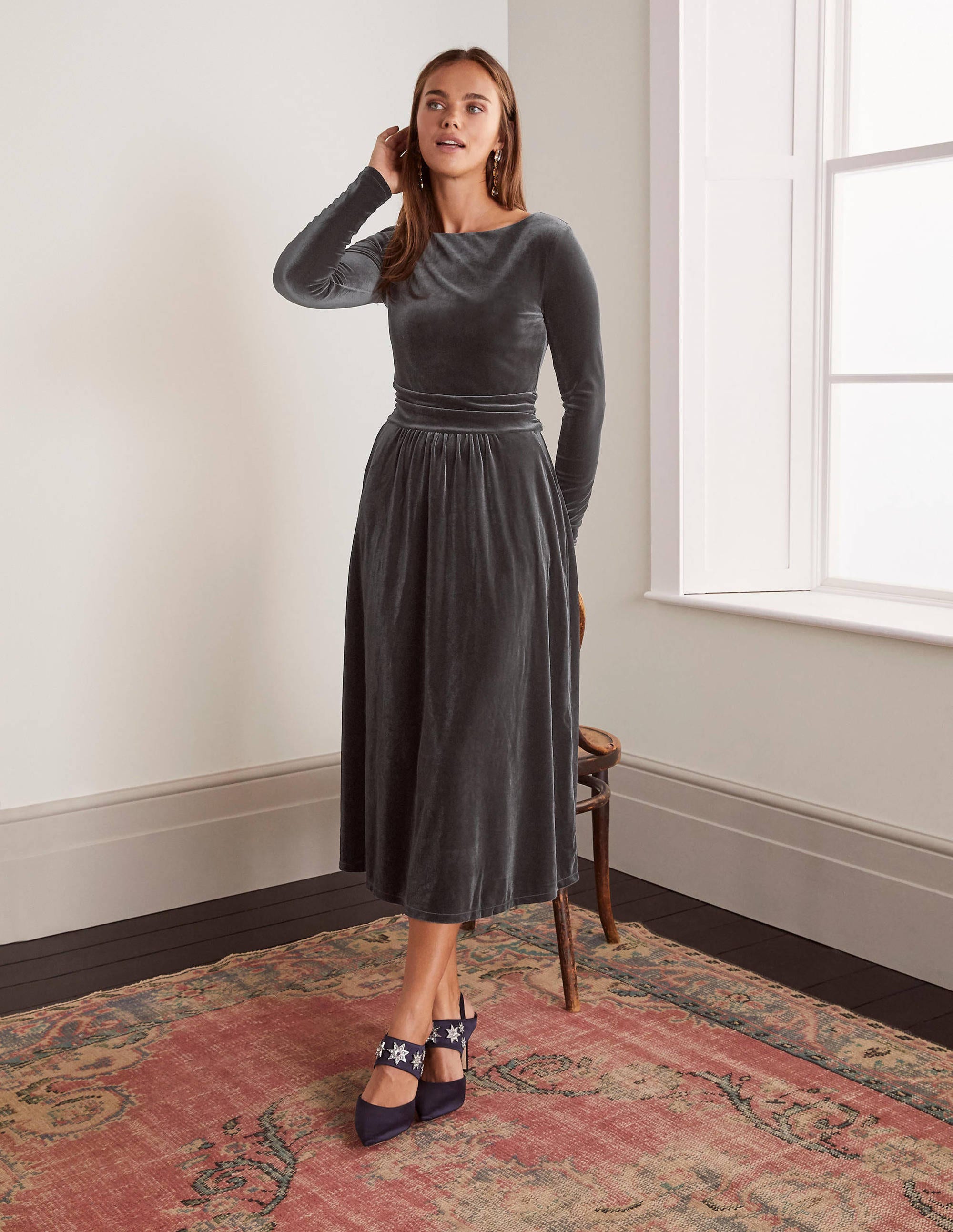 boden adora velvet dress