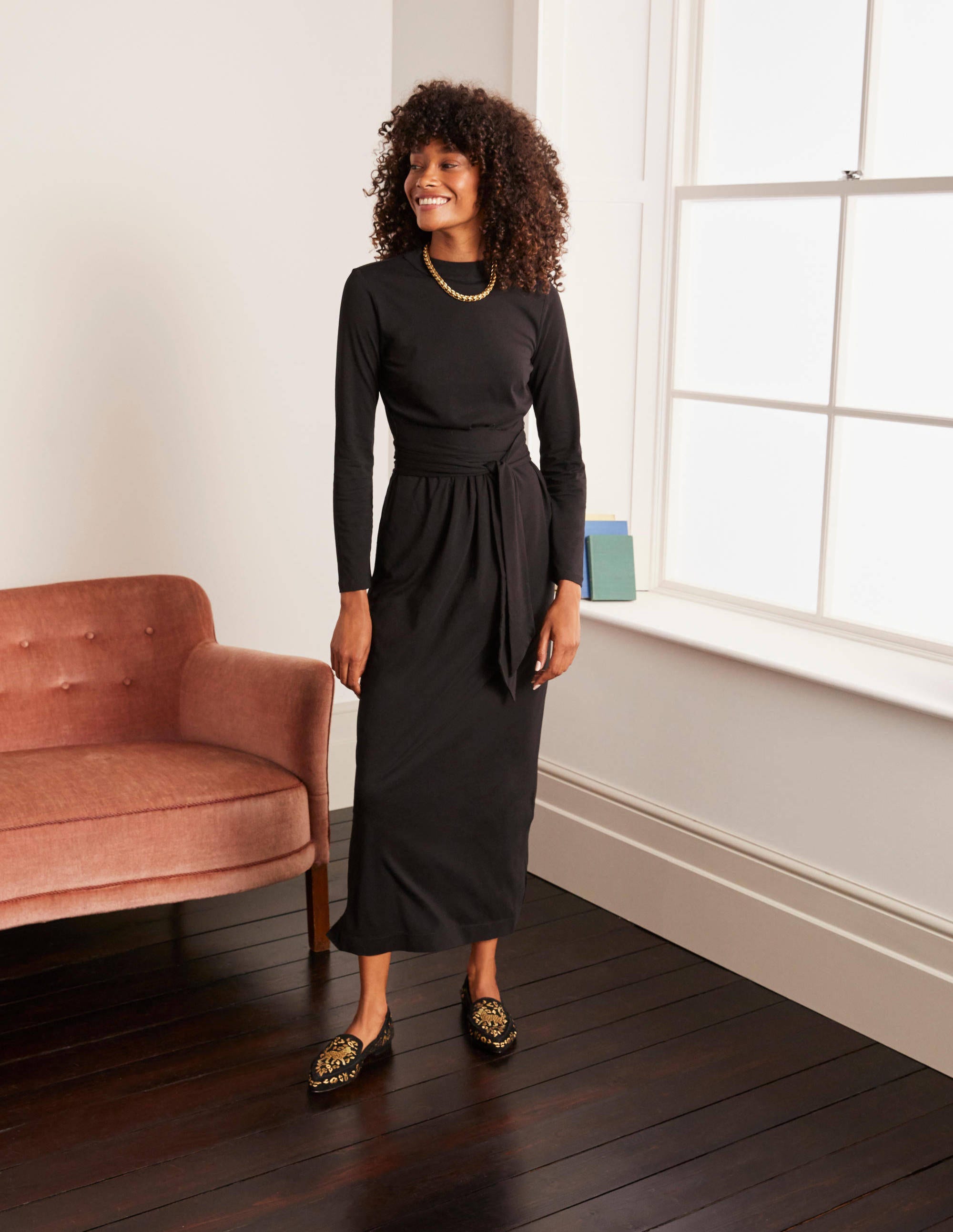 boden black dress