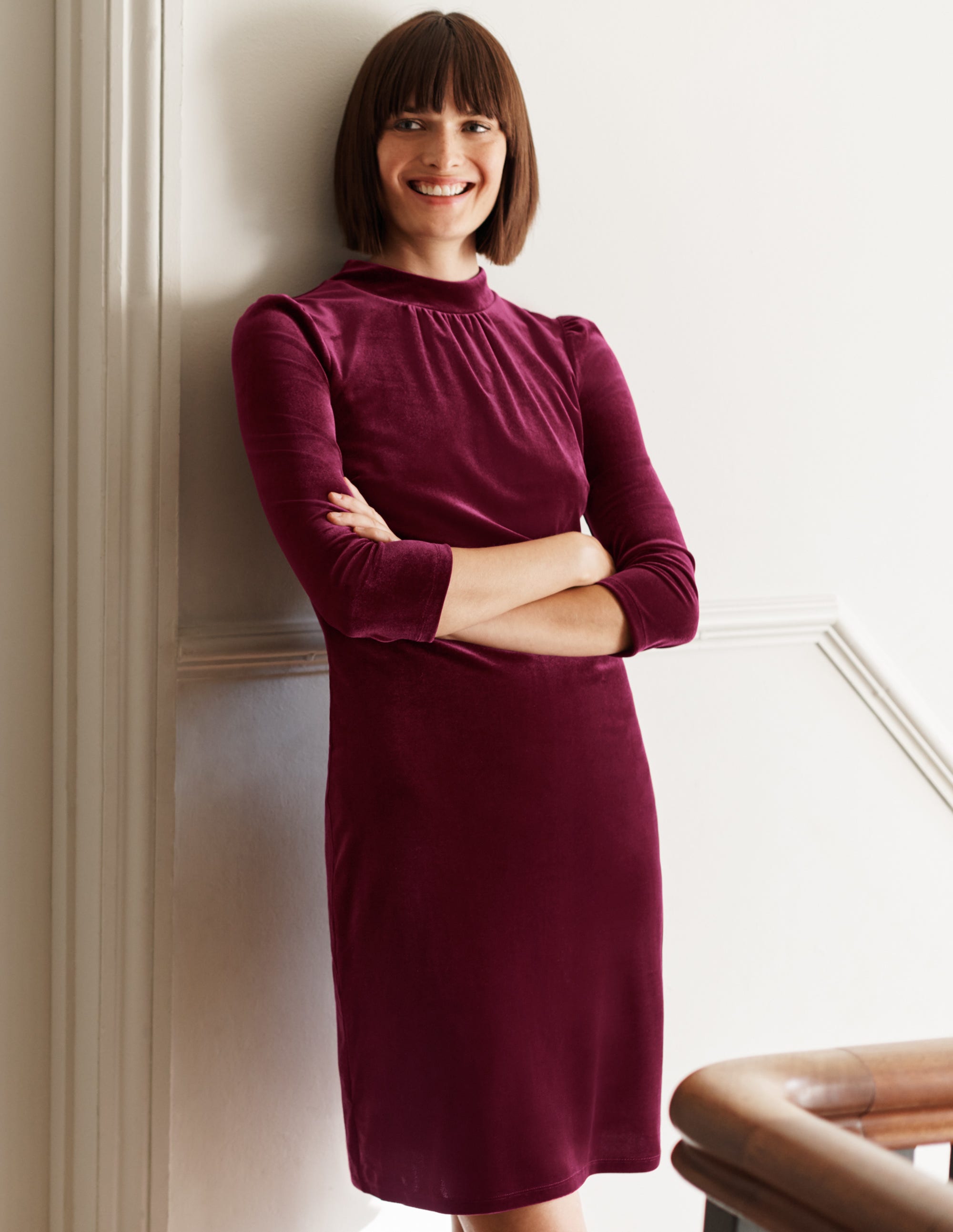 velvet shift dress uk