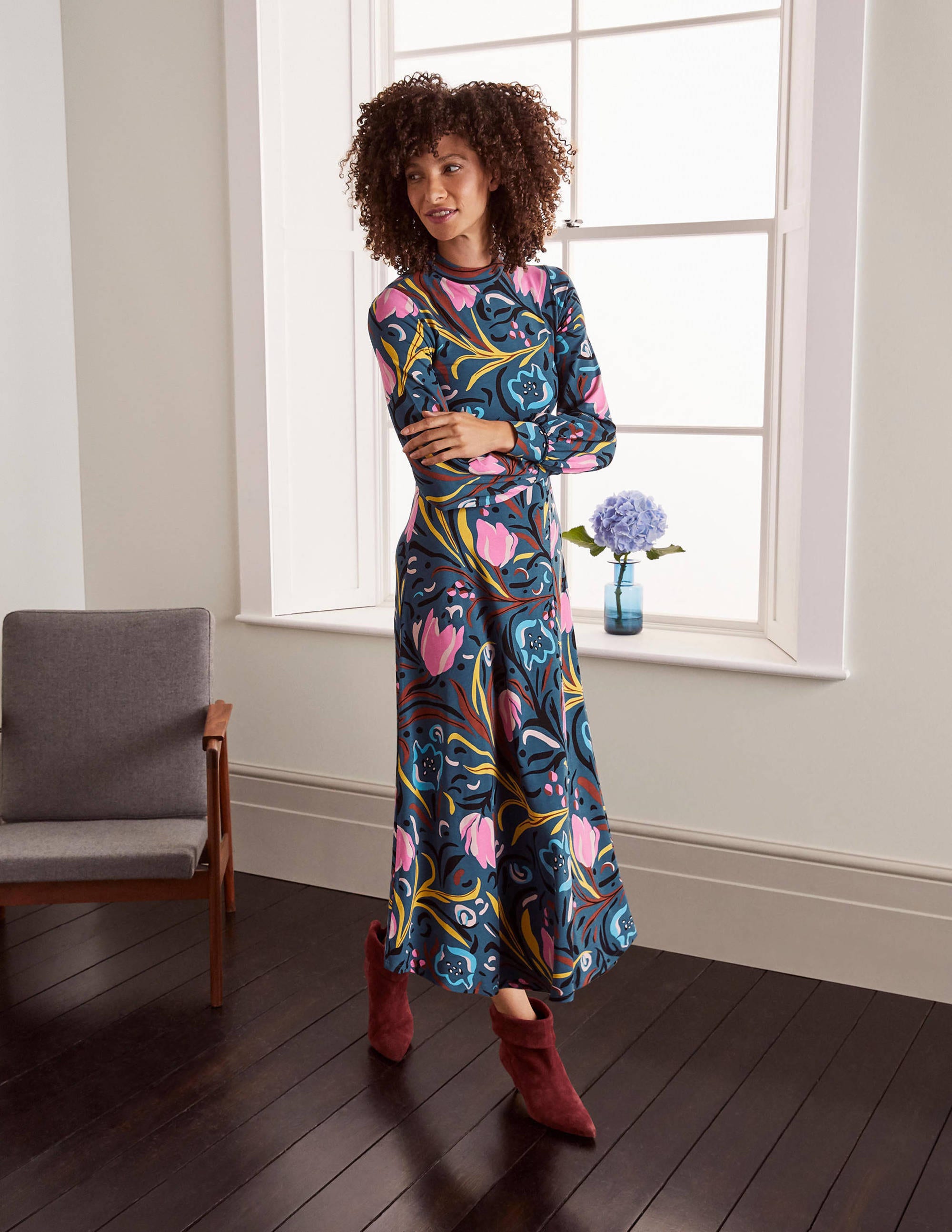 boden juliette jersey midi dress