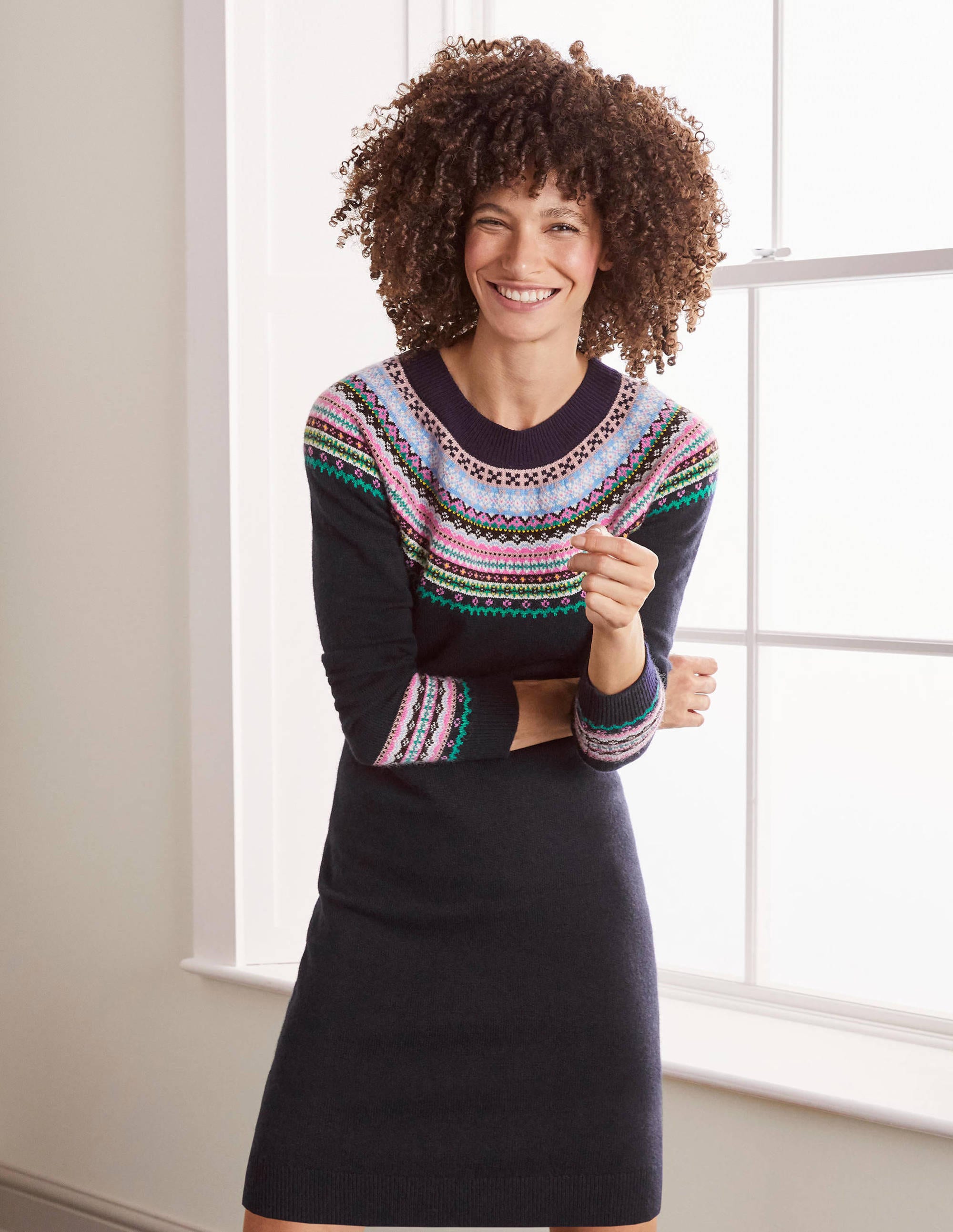 boden fair isle dress