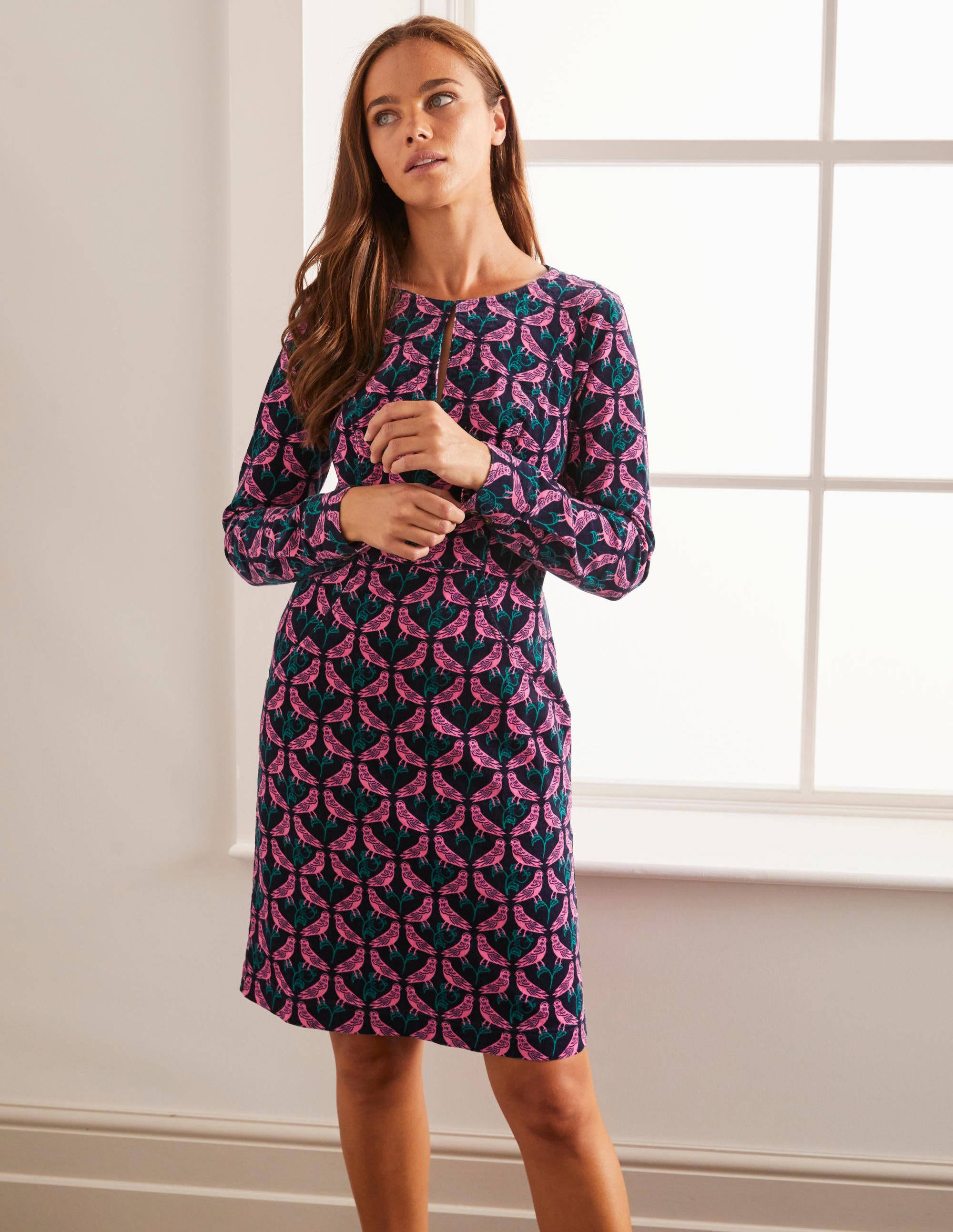 pinafore wrap dress