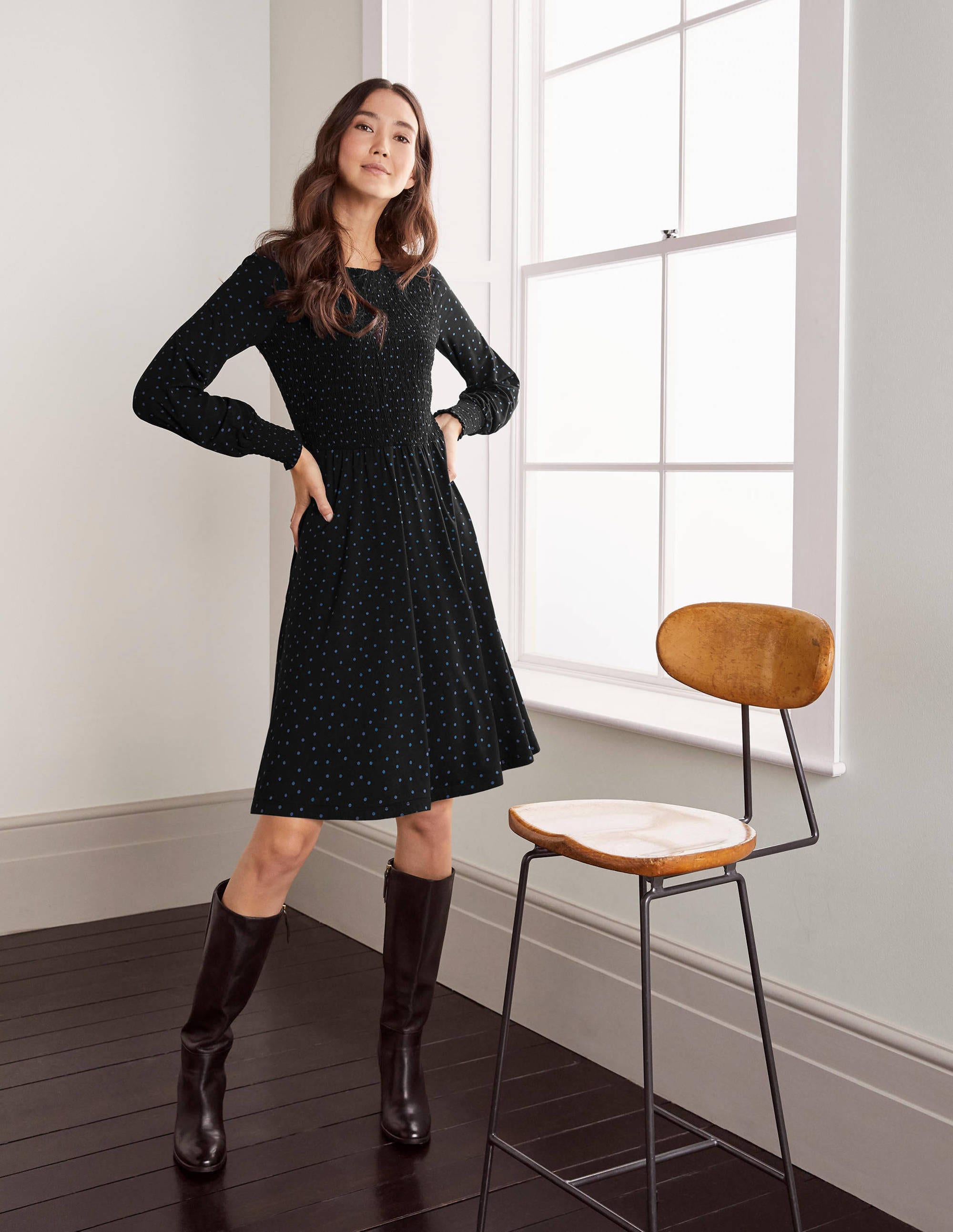 boden black dress