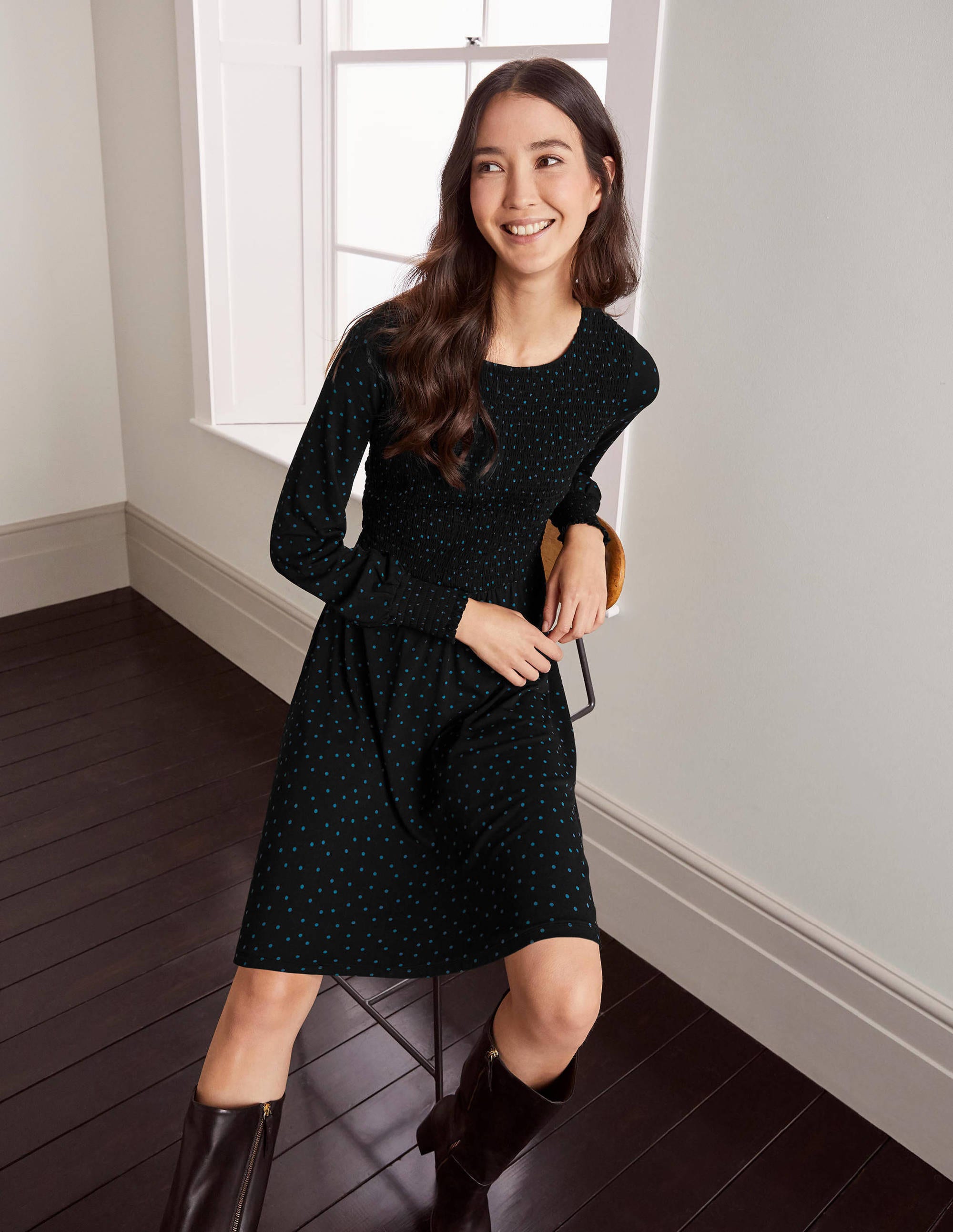 boden lena denim shirt dress