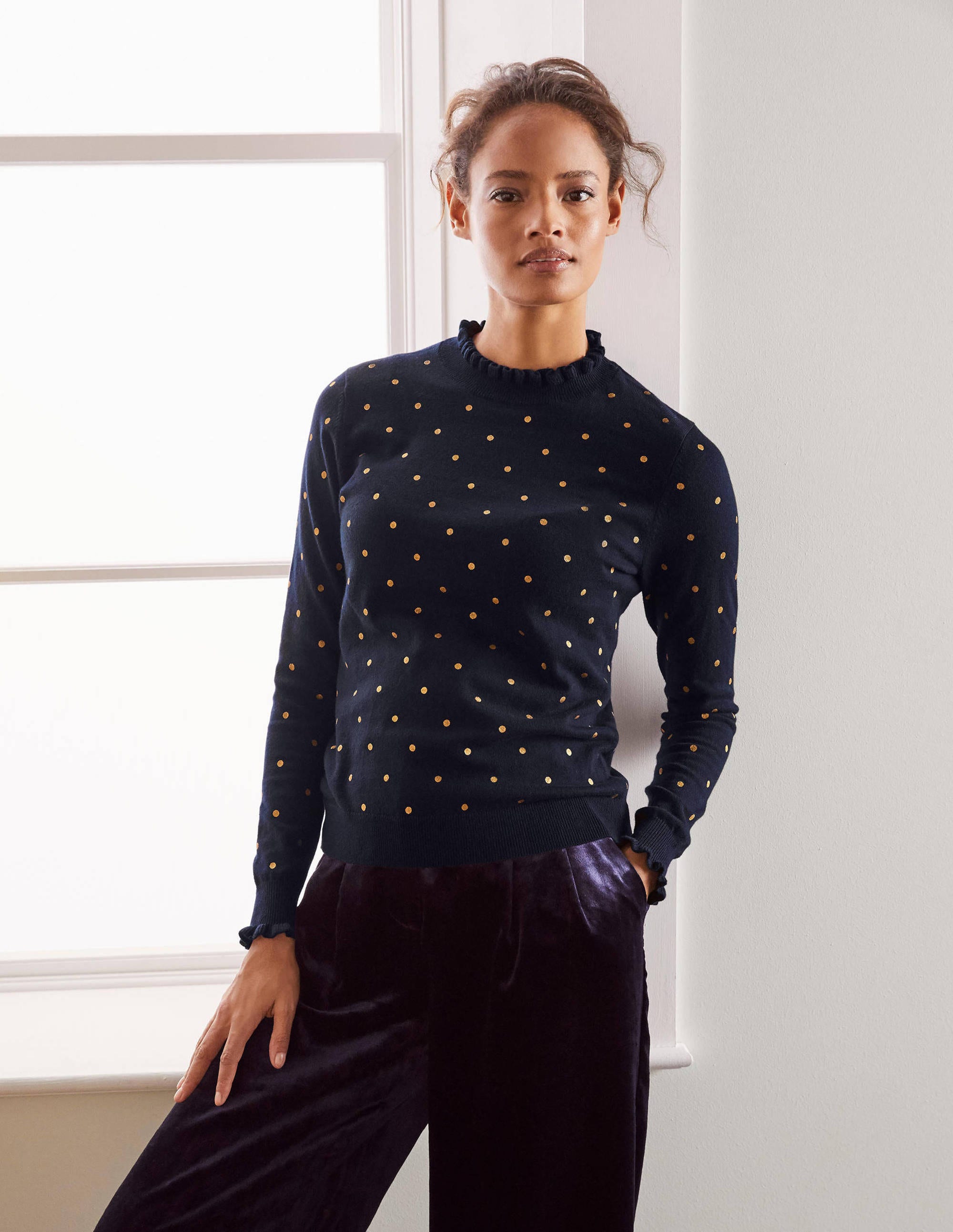 navy sparkle jumper