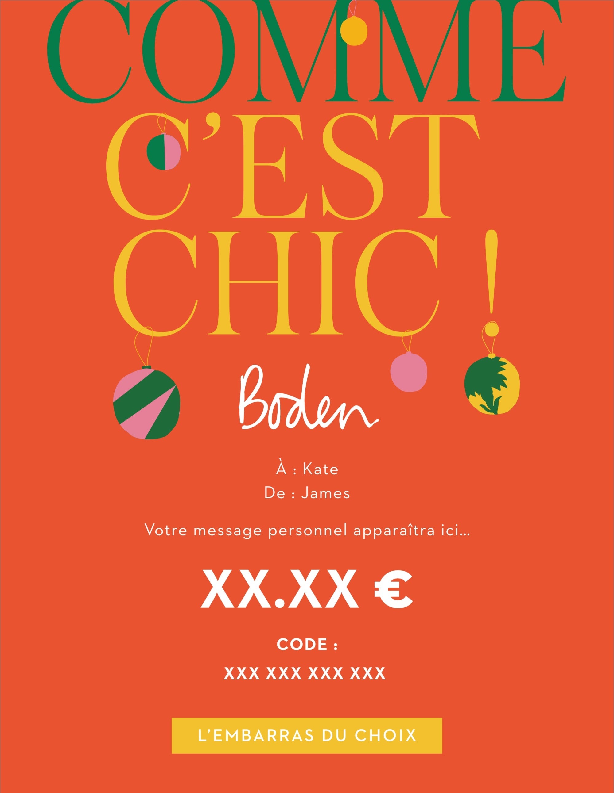 E Gift Voucher FR5 Boden Boden, FR5