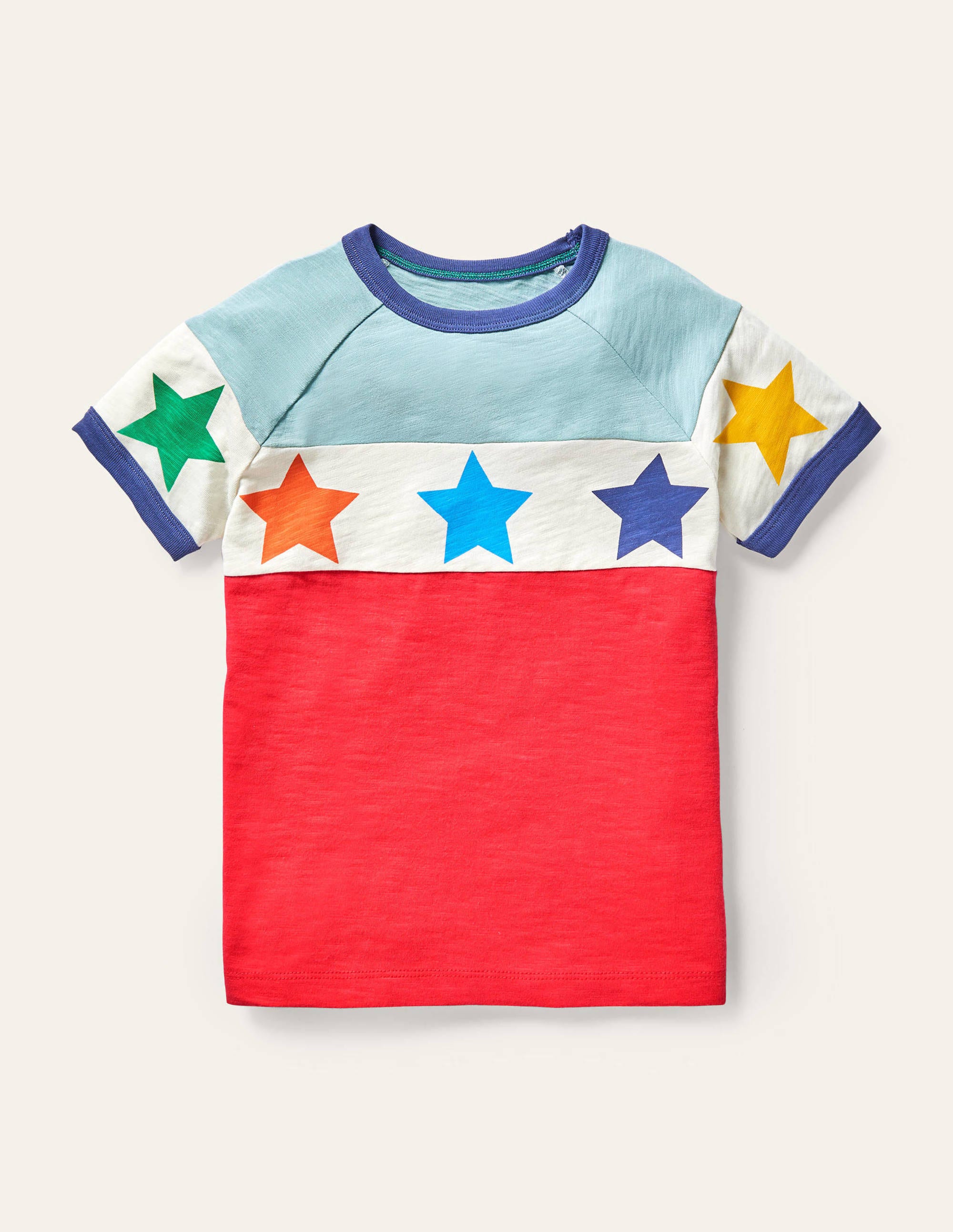 T-shirt raglan colourblock BRD Boden Boden, Blue