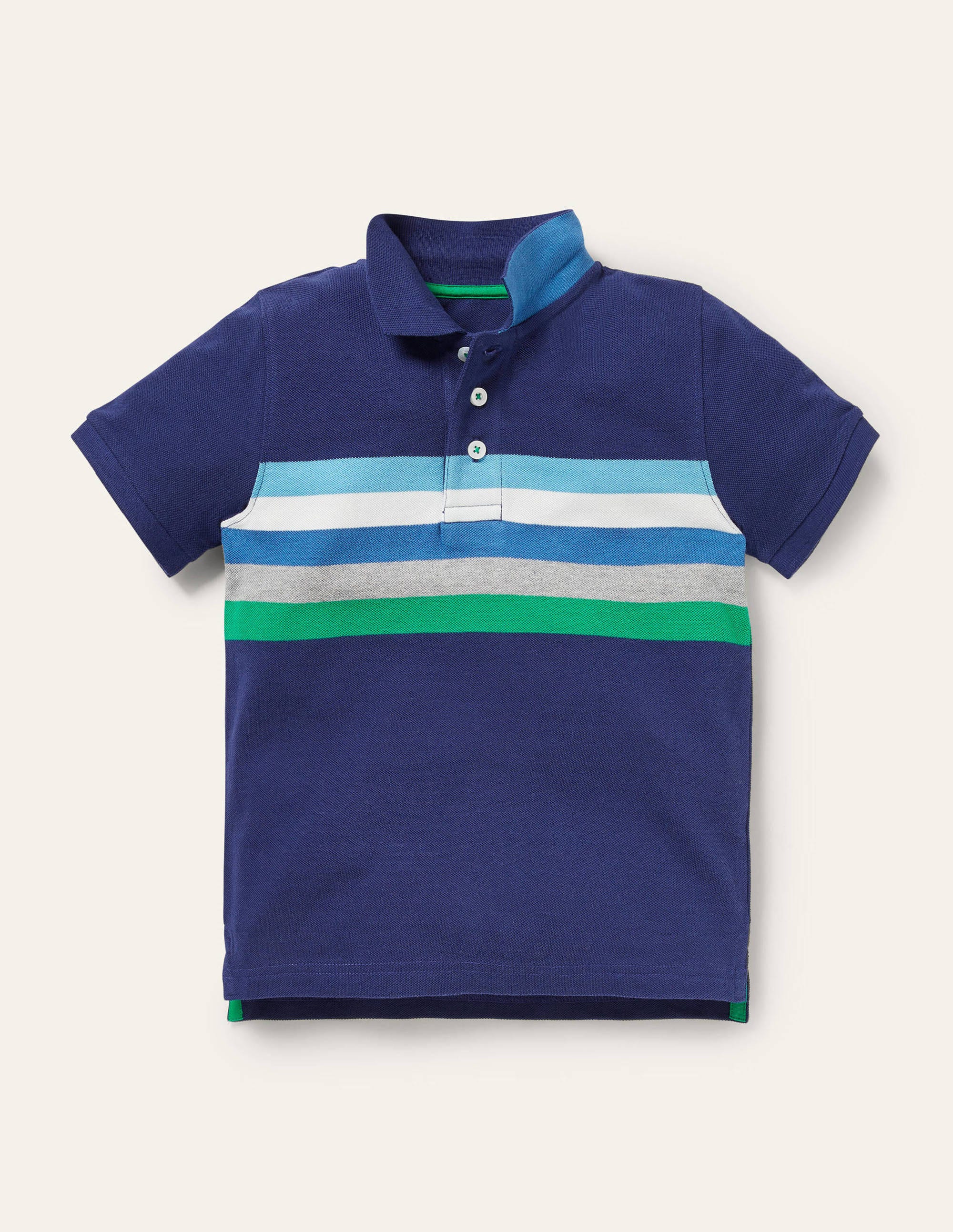 Polo en piqué NVY Boden Boden, Bleu