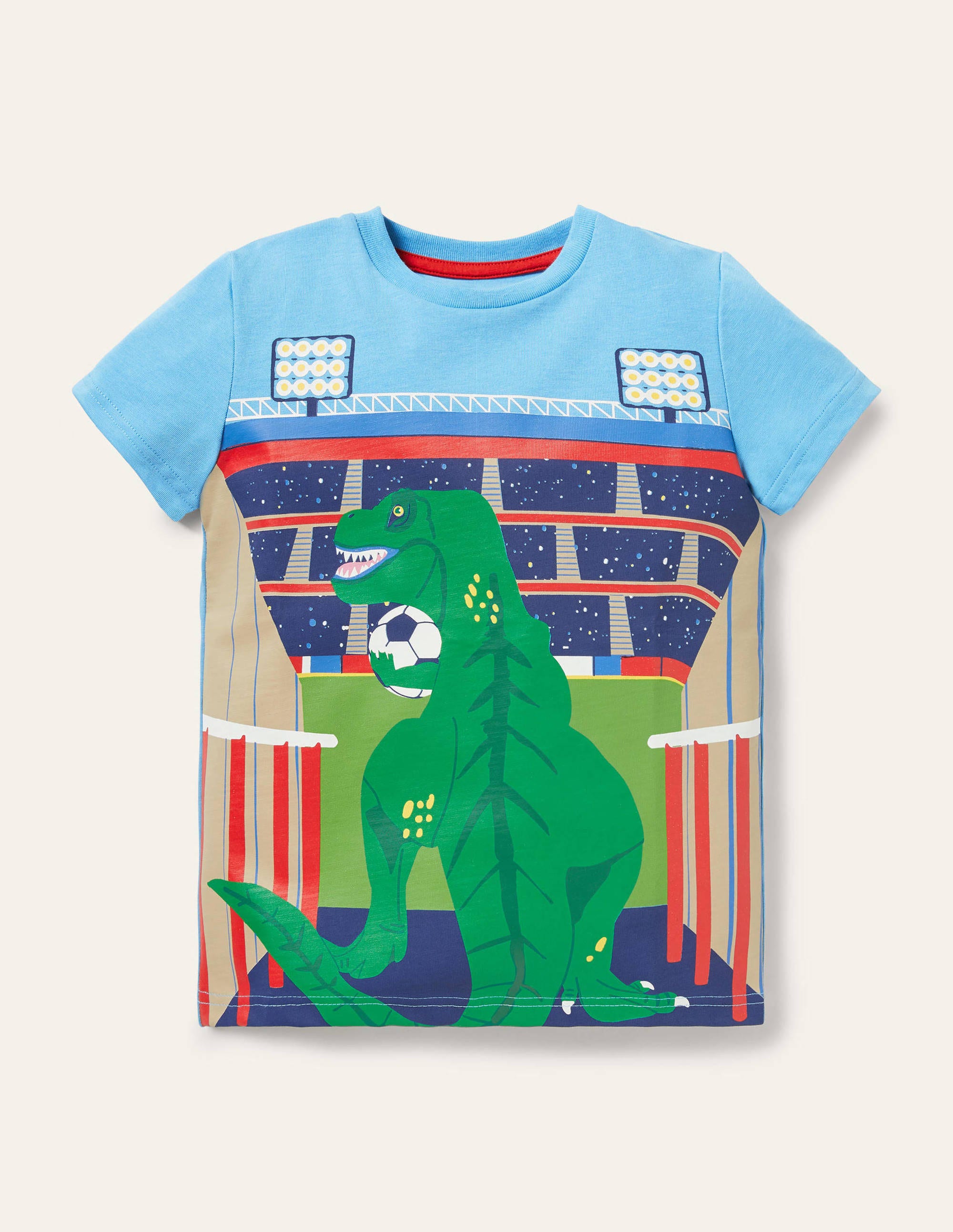 T-shirt avec décor graphique BLU Boden Boden, Blue