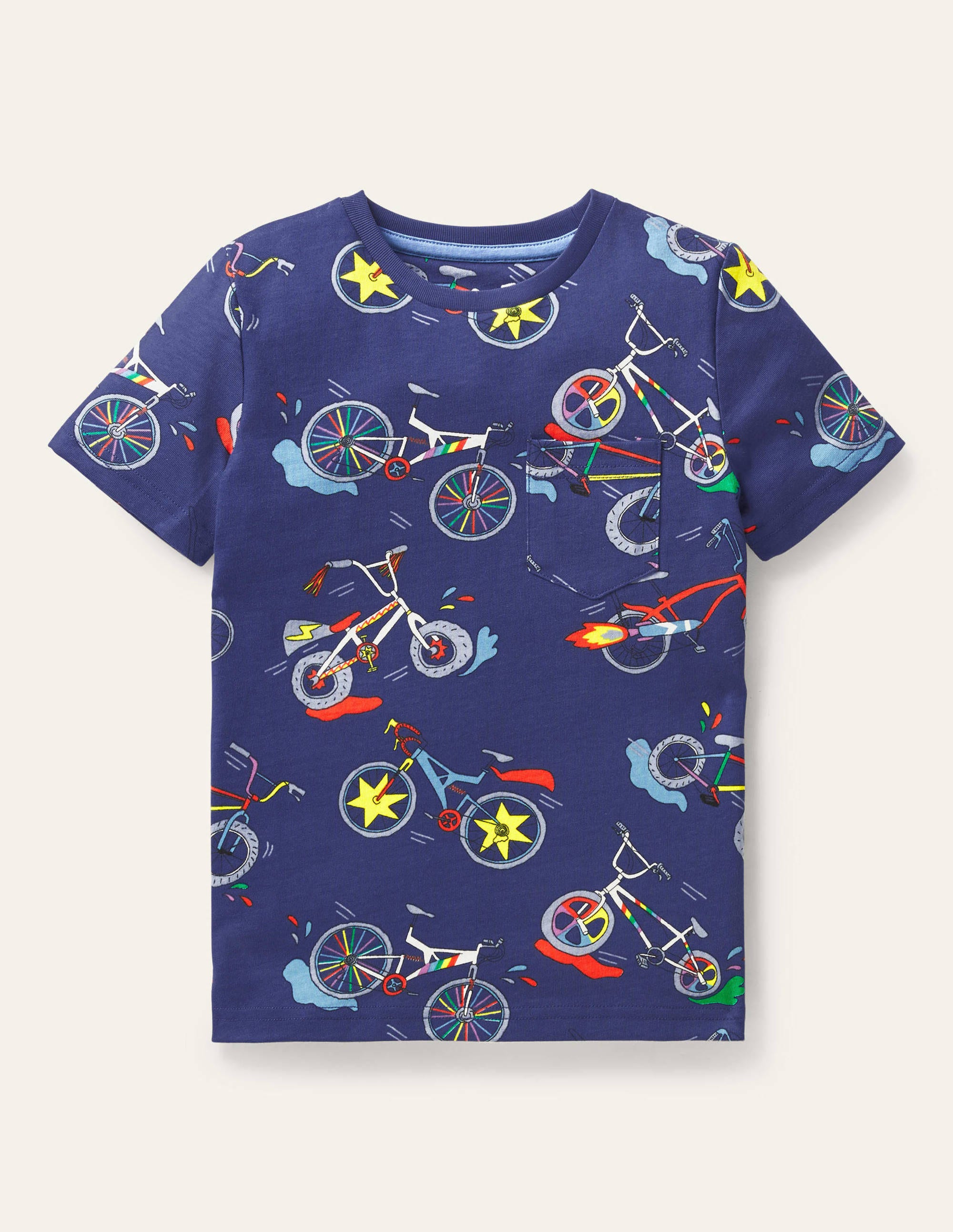 T-shirt manches courtes imprimé MUL Boden Boden, Motos