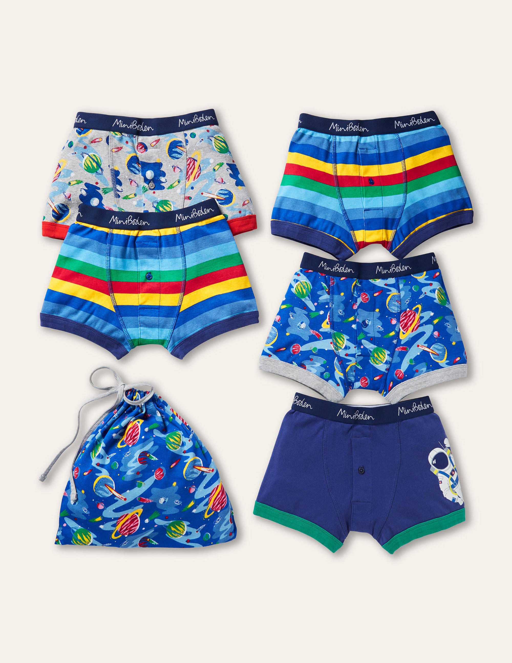 5 boxers DBL Boden Boden, Multi