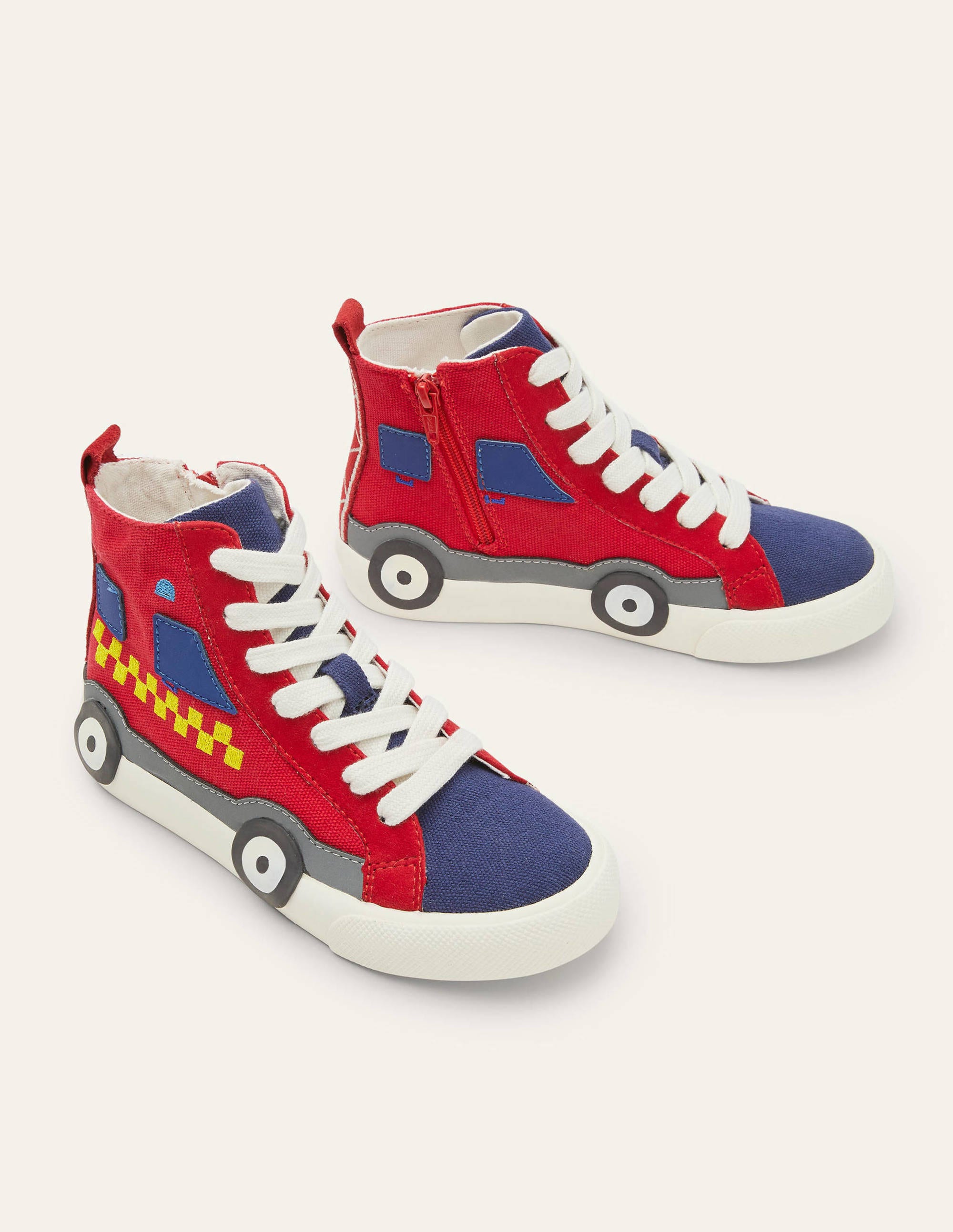 Baskets montantes fantaisie RED Boden Boden, Red