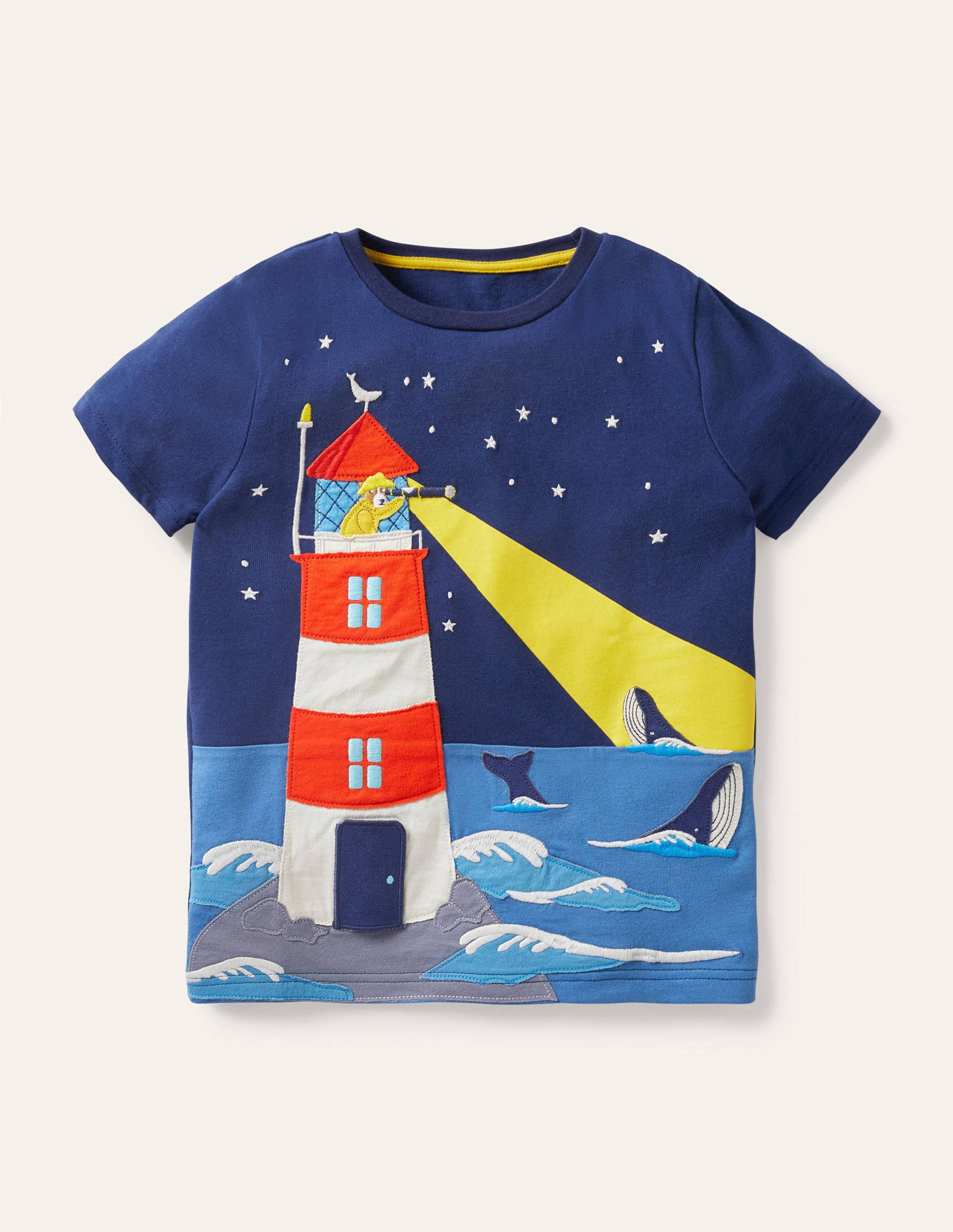 T-shirt de plage avec rabat à soulever DBL Boden Boden, Blue