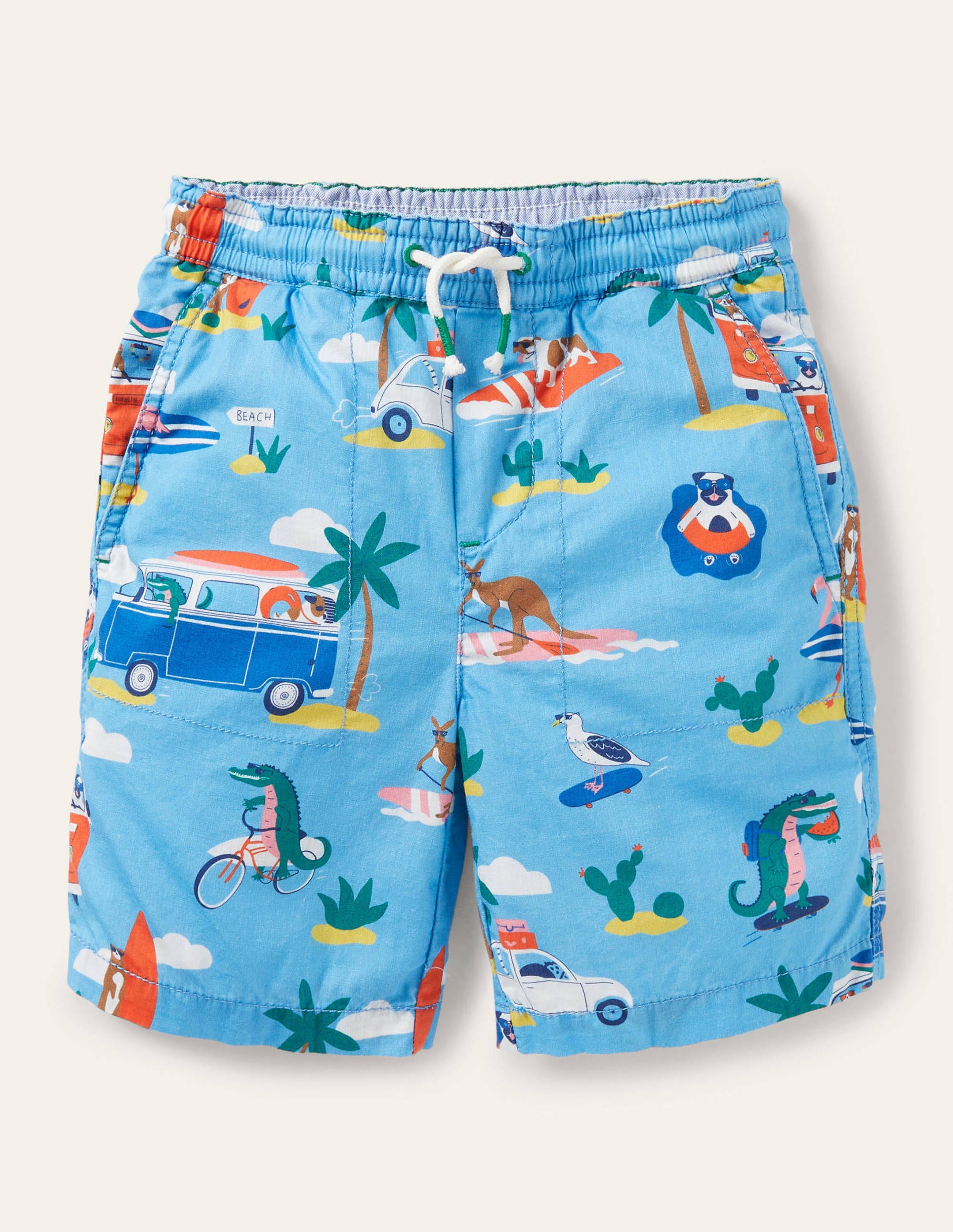 Short à enfiler avec cordon de serrage MBL Boden Boden, Multi