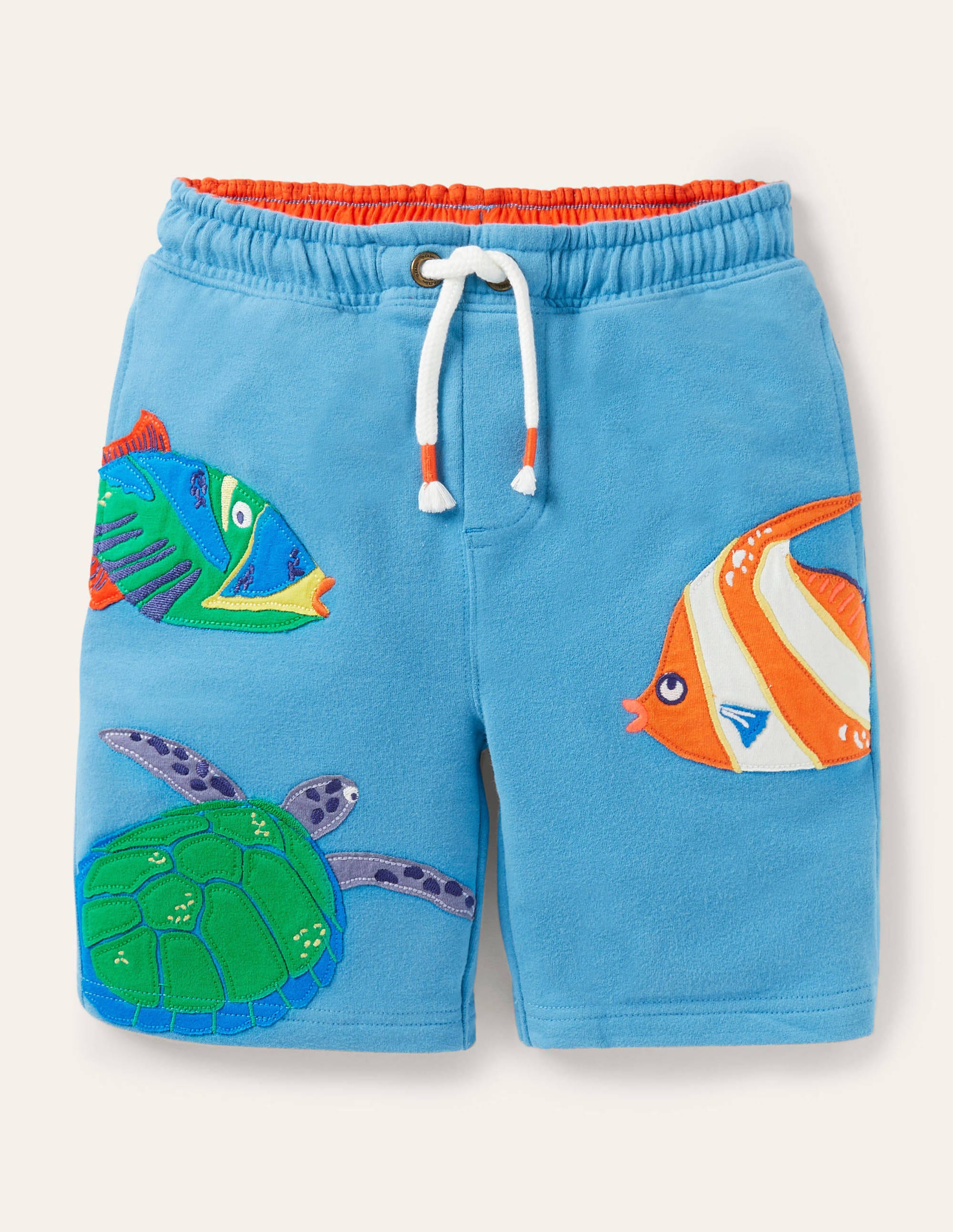 Short de survêtement à appliqué AQU Boden Boden, Blue