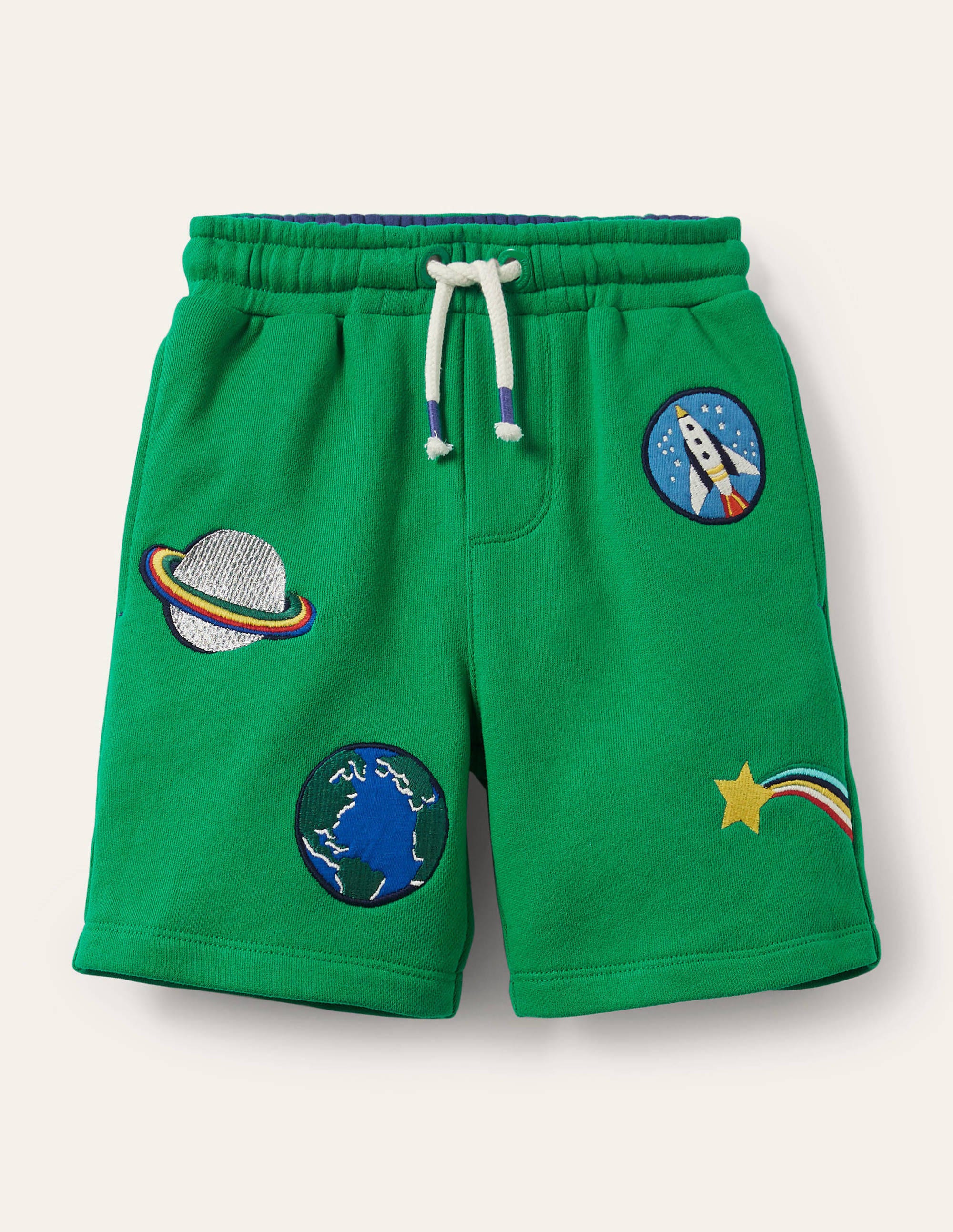 Short de survêtement à appliqué GRN Boden Boden, Green