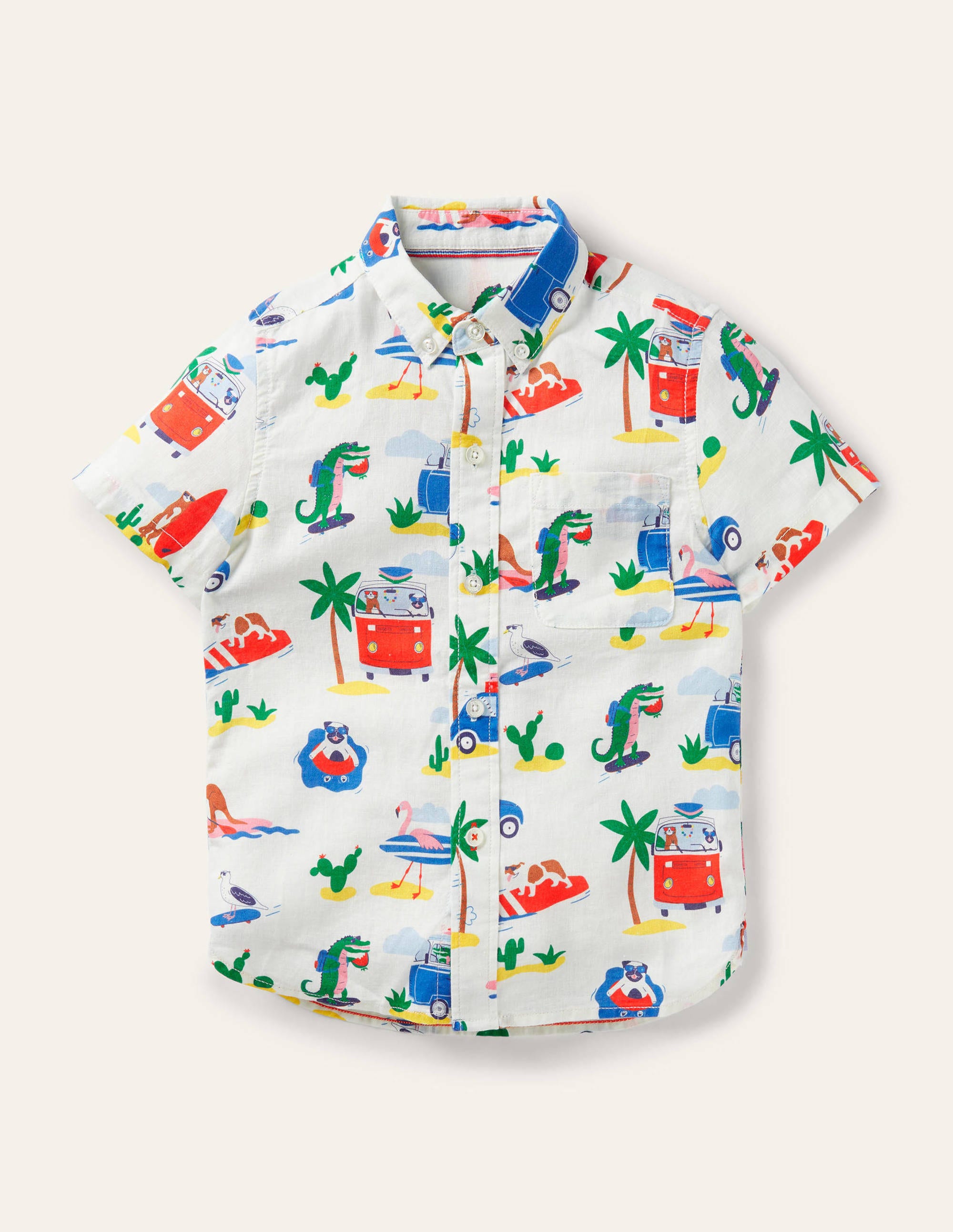 Chemise de vacances WHI Boden Boden, Multi