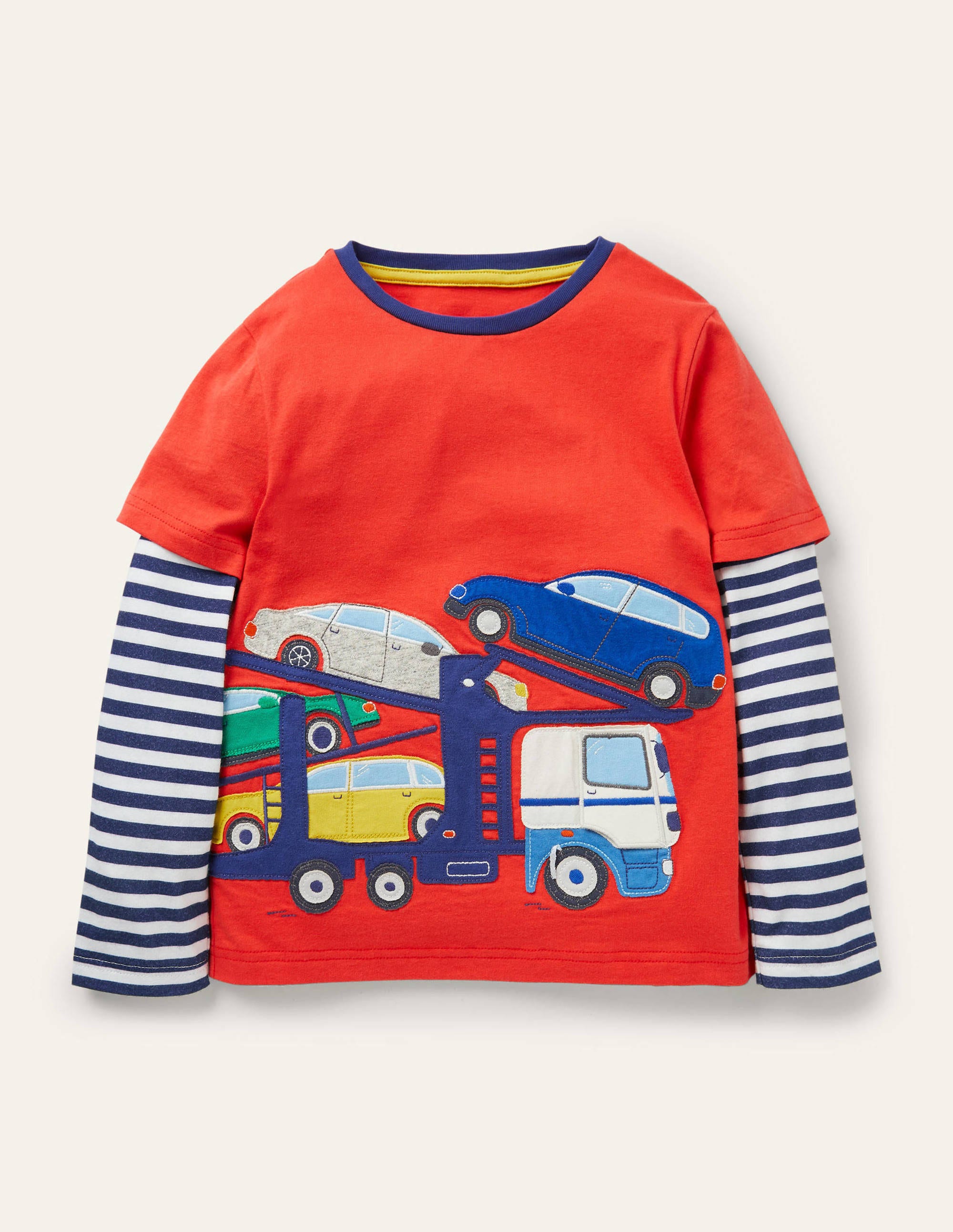 3-4 Years Ex Mini Boden Summer Appliqué T-Shirt Cherries 3-6 Mon