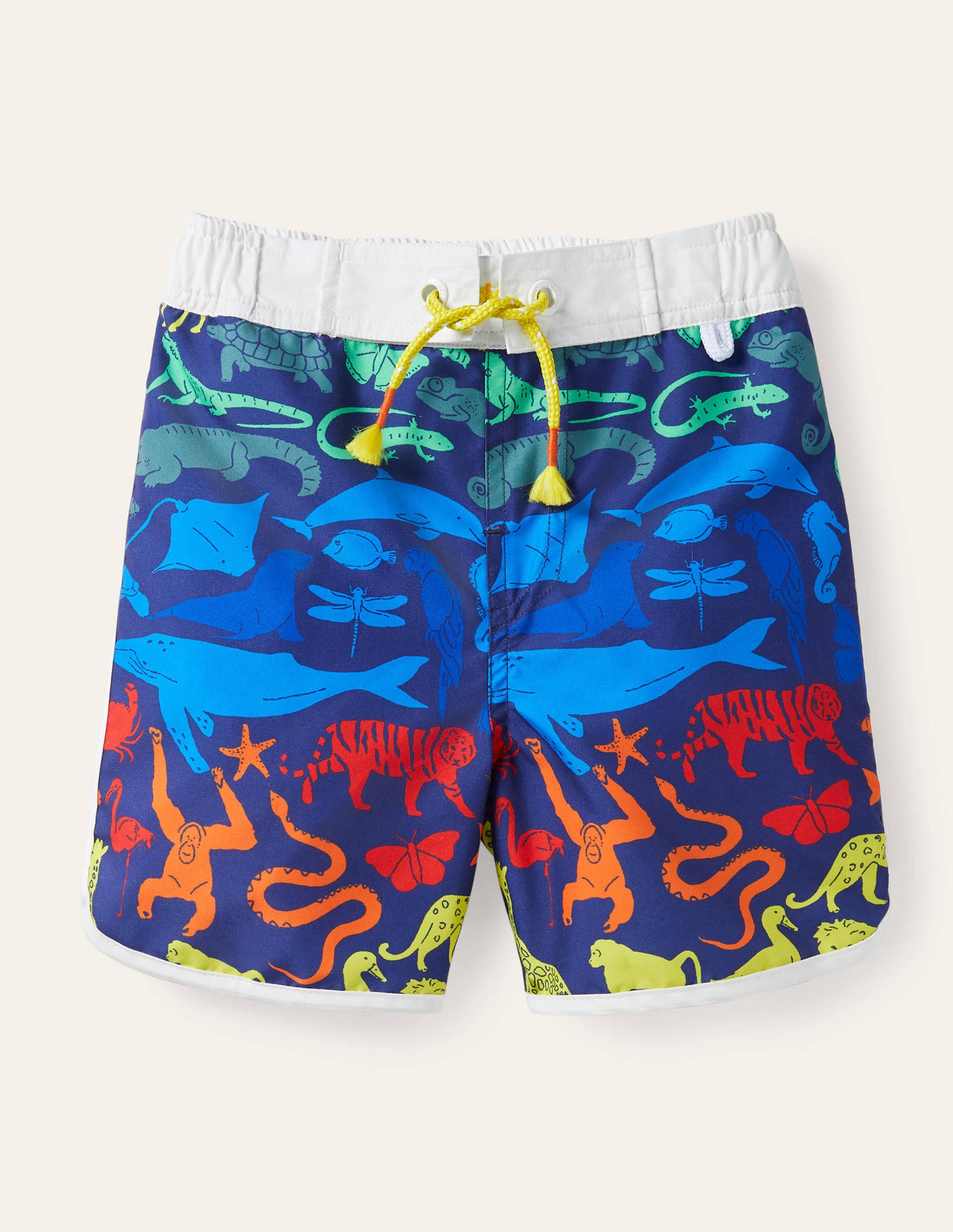 Short de surf imprimé IND Boden Boden, Blue