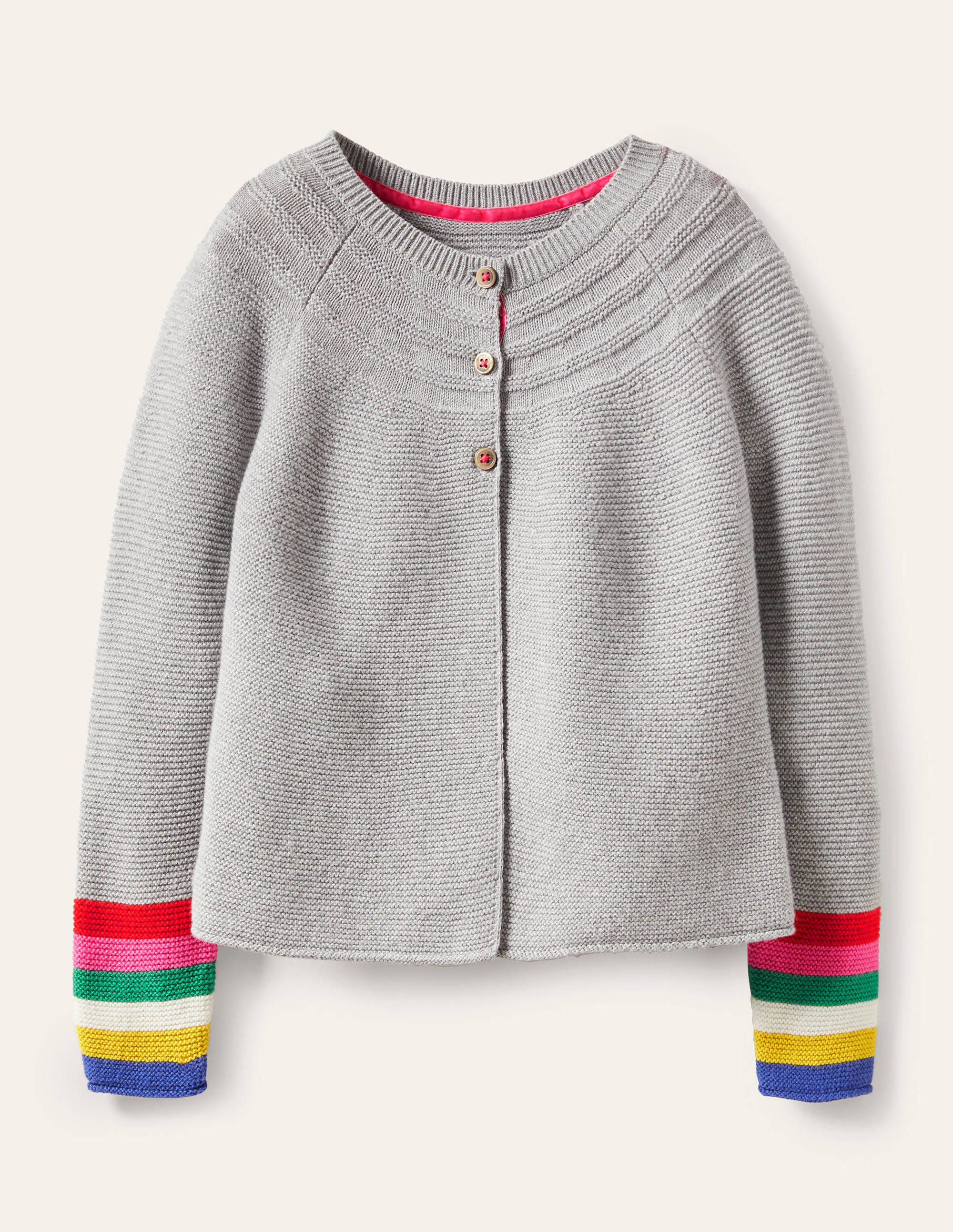 Cardigan en coton et cachemire GRY Boden Boden, Grey