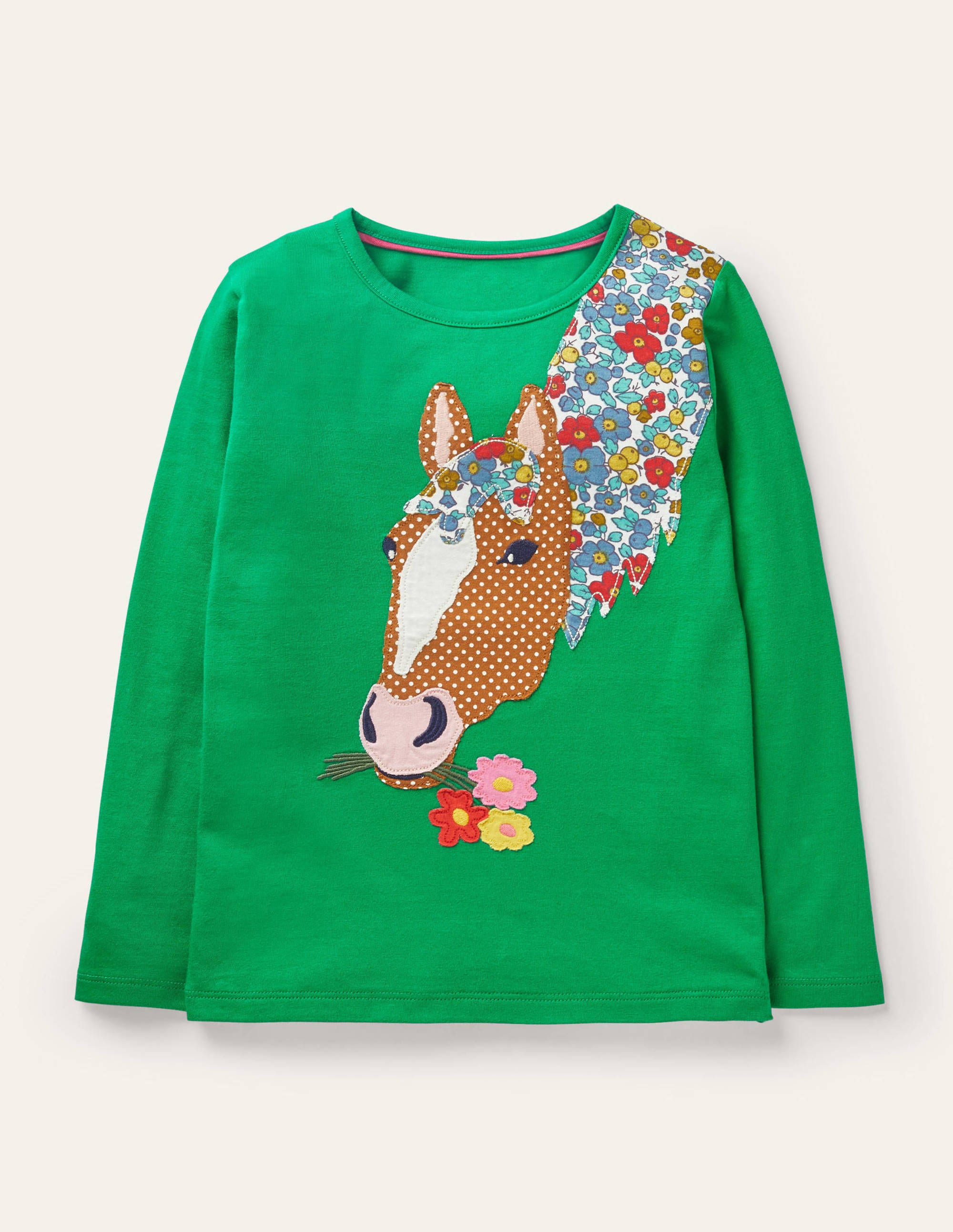 T-shirt à motif recto verso GRN Boden Boden, Poivron vert