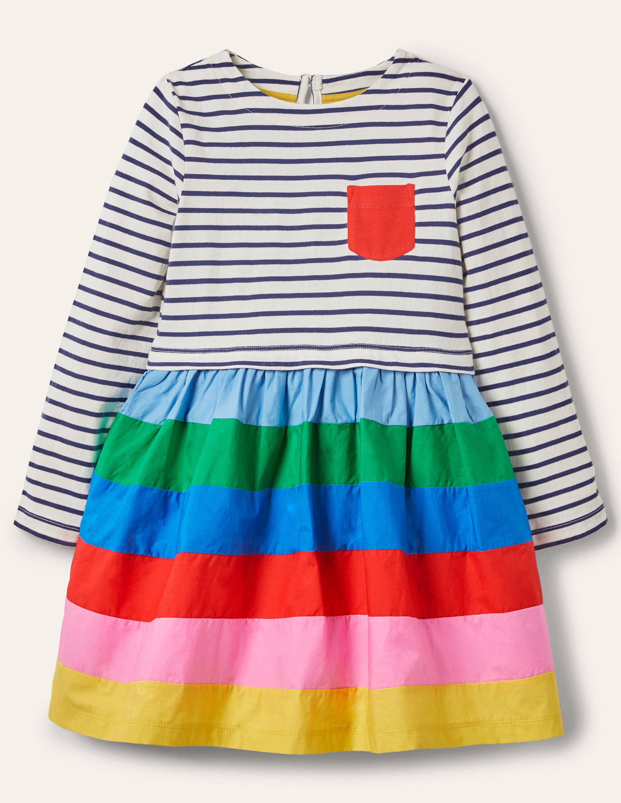 Robe à motif pêle-mêle BLU Boden Boden, Bleu