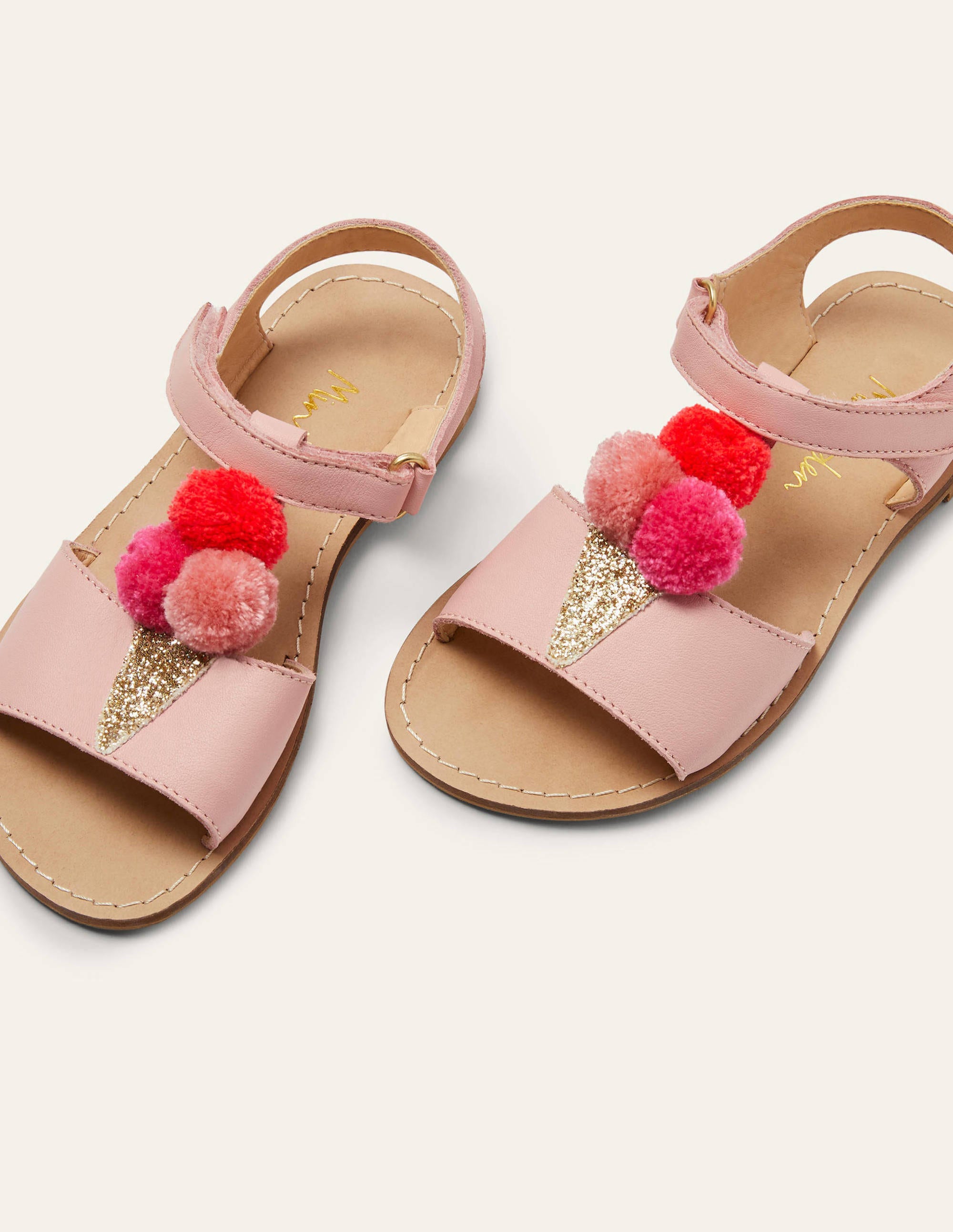 Sandales en cuir fantaisie PNK Boden Boden, Multi