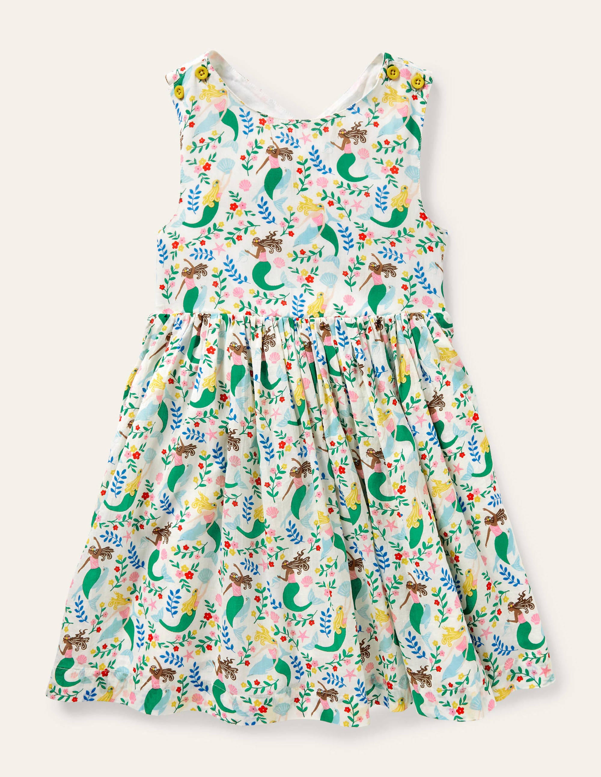 Robe croisée dans le dos IVO Boden Boden, Ivory