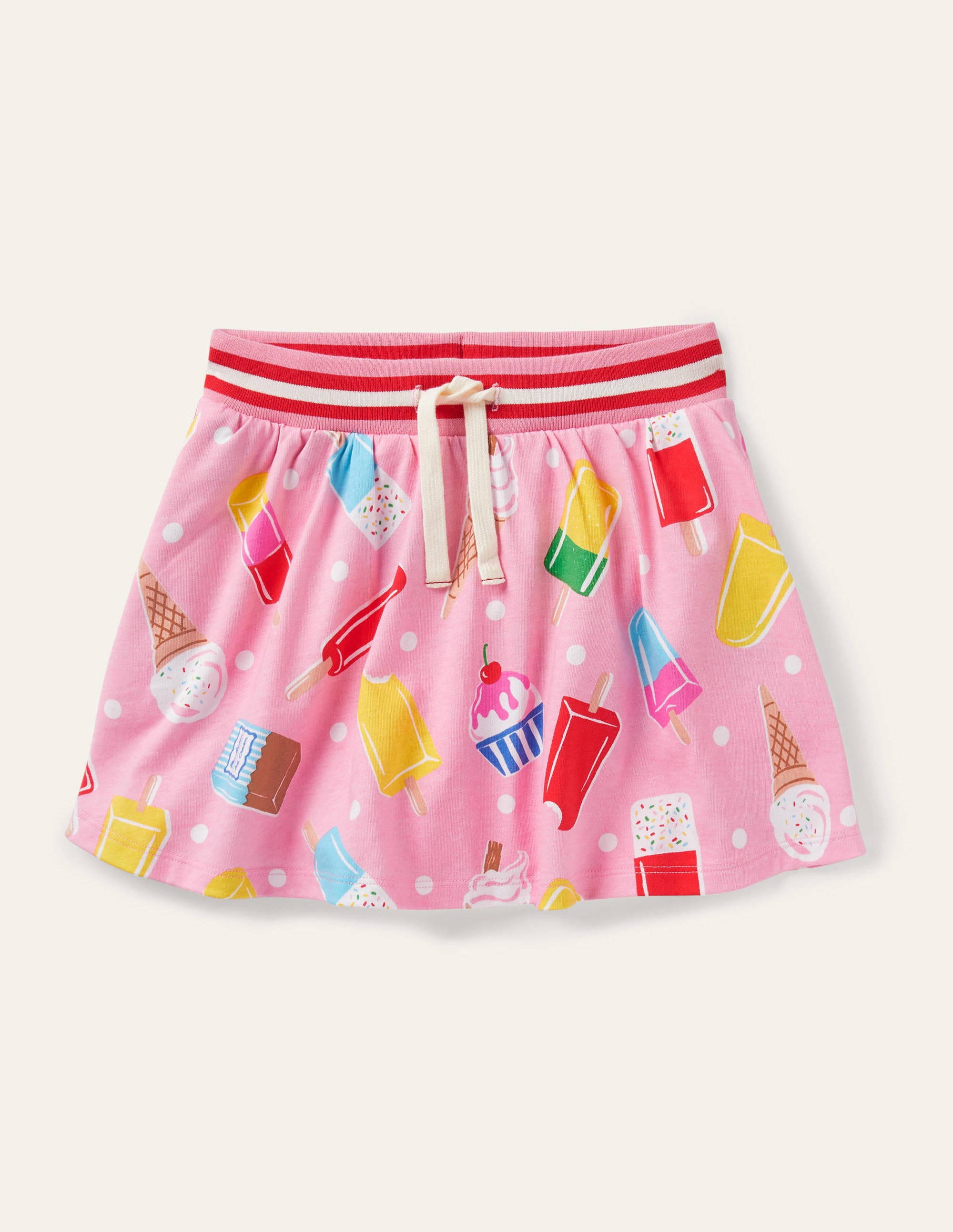 Jupe-short en jersey PNK Boden Boden, Pink