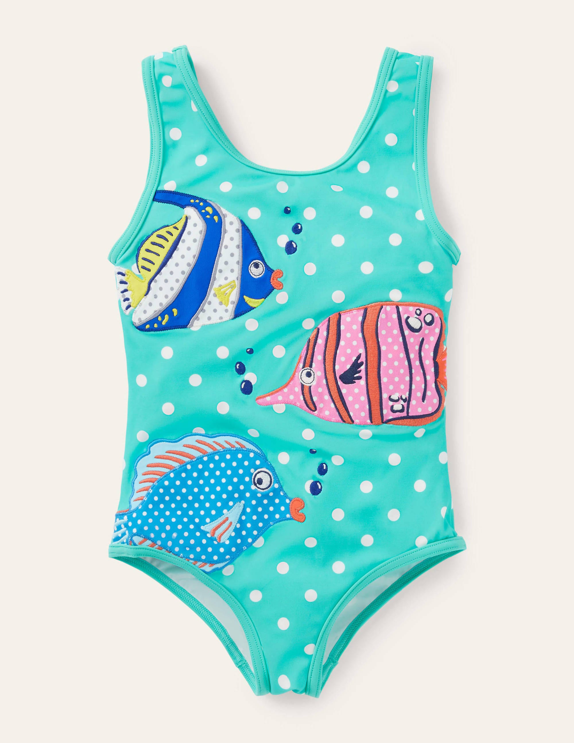 Maillot de bain fun à appliqué GRN Boden Boden, Green