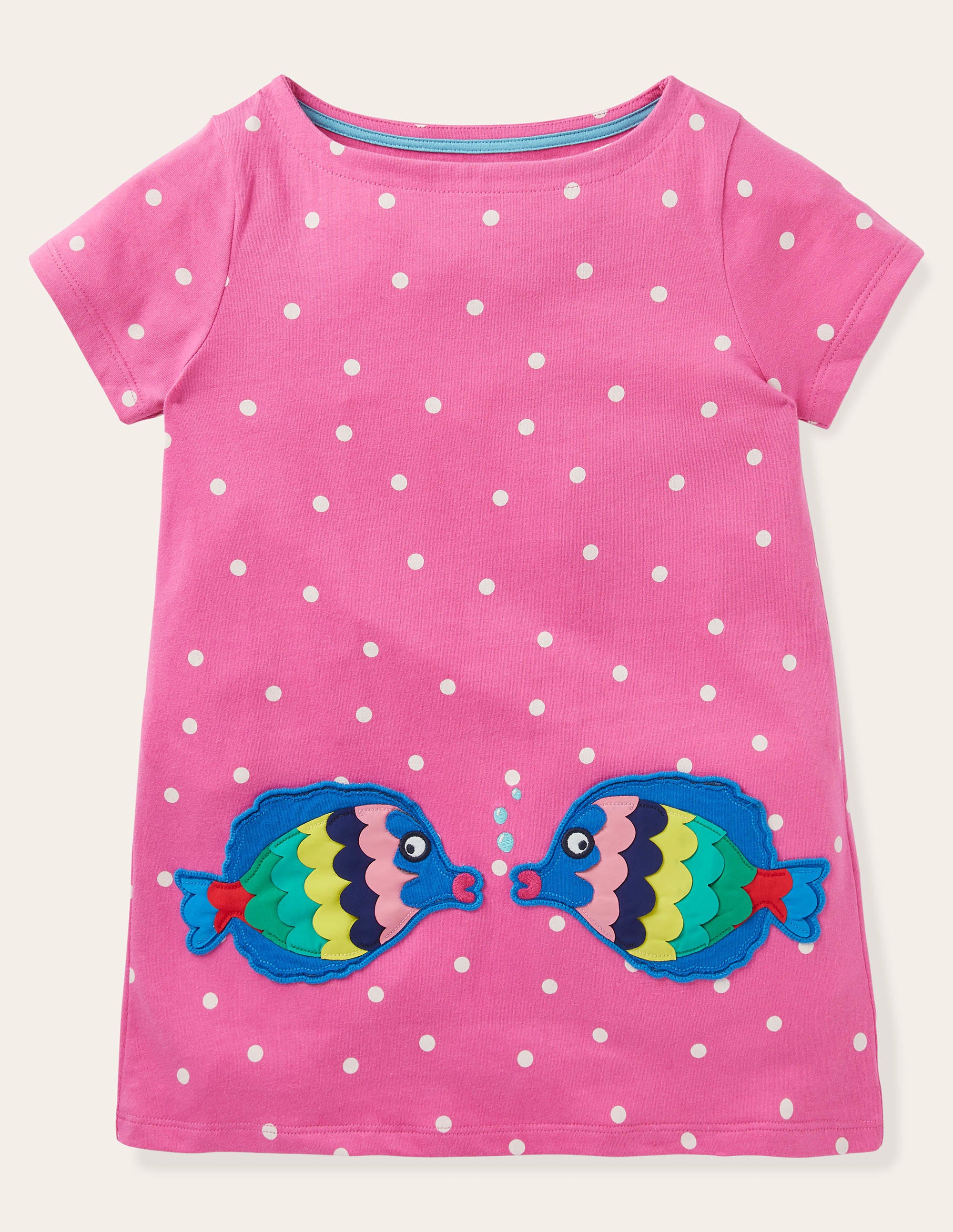 Tunique d'été avec poches à appliqués PNK Boden Boden, Pink