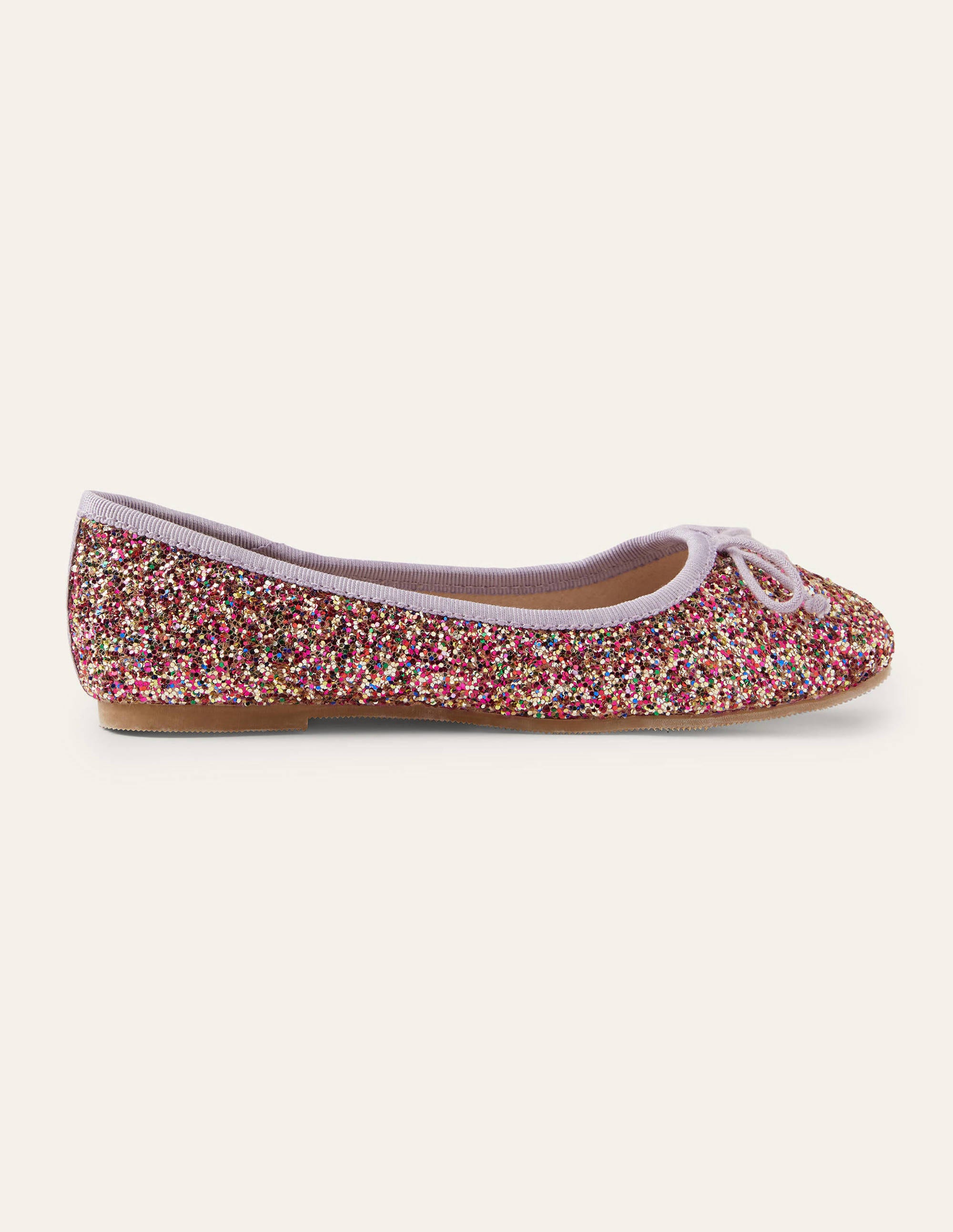 sparkle ballerina flats