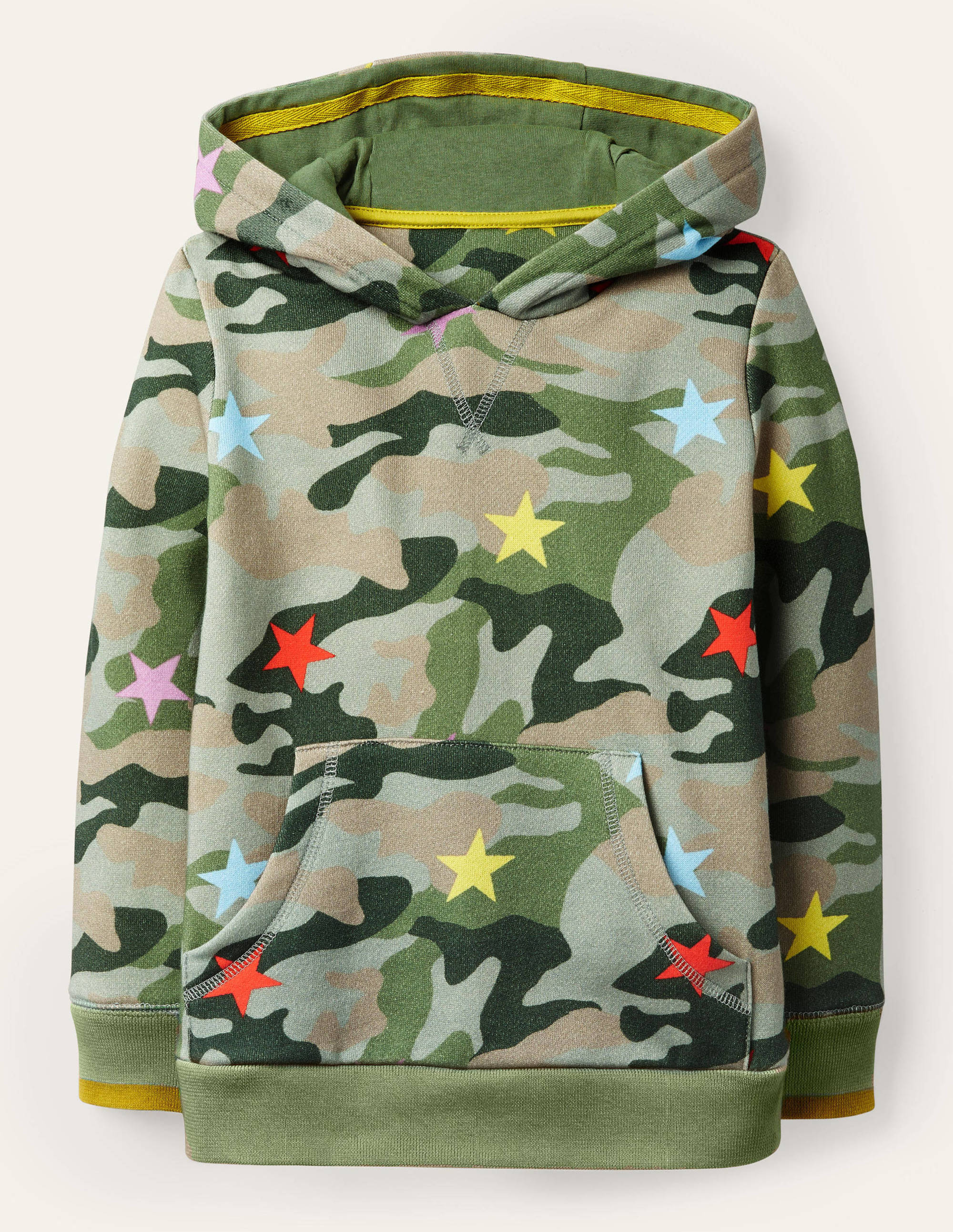 star print hoodie