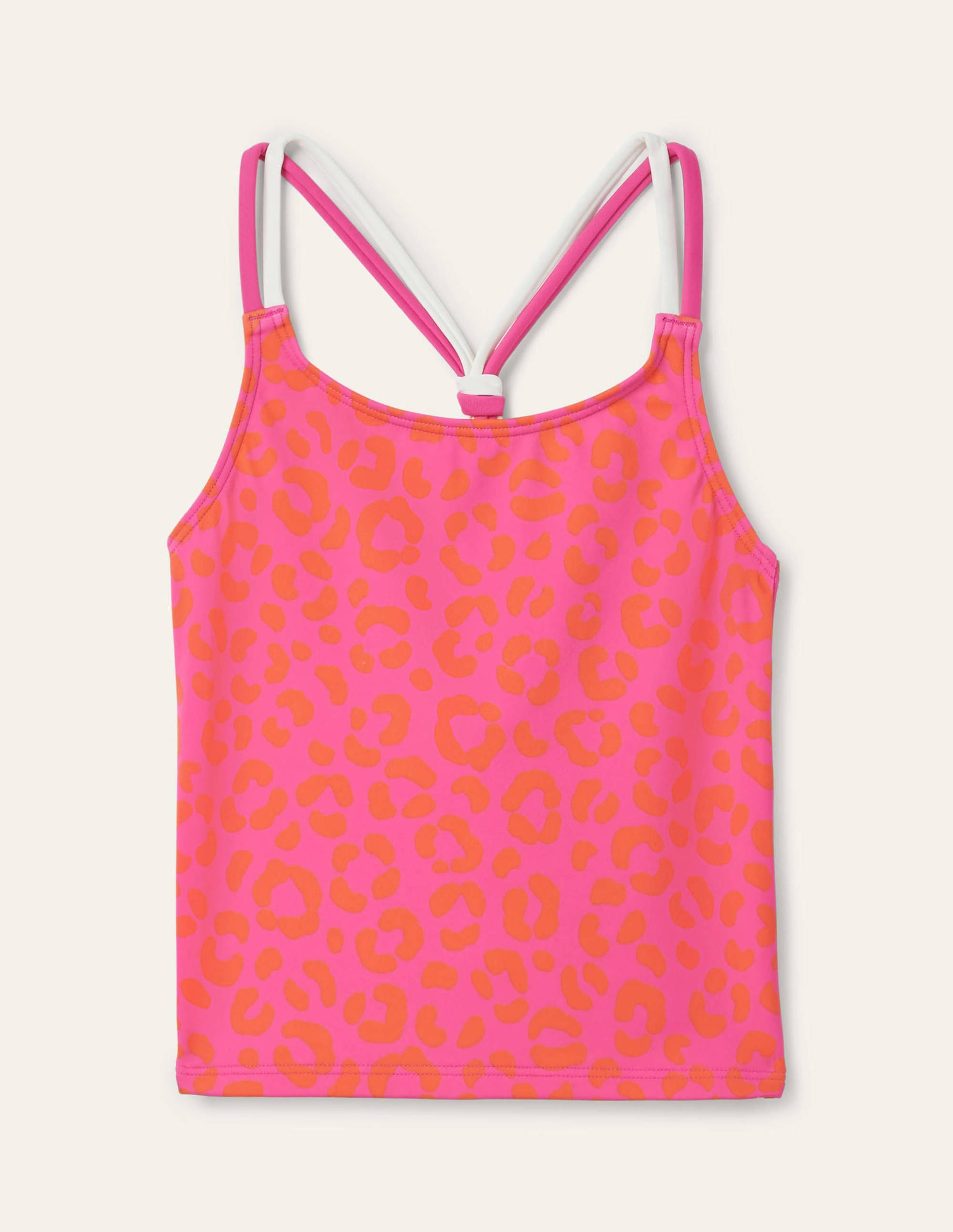 Haut de tankini à motif PNK Boden Boden, Fuchsia