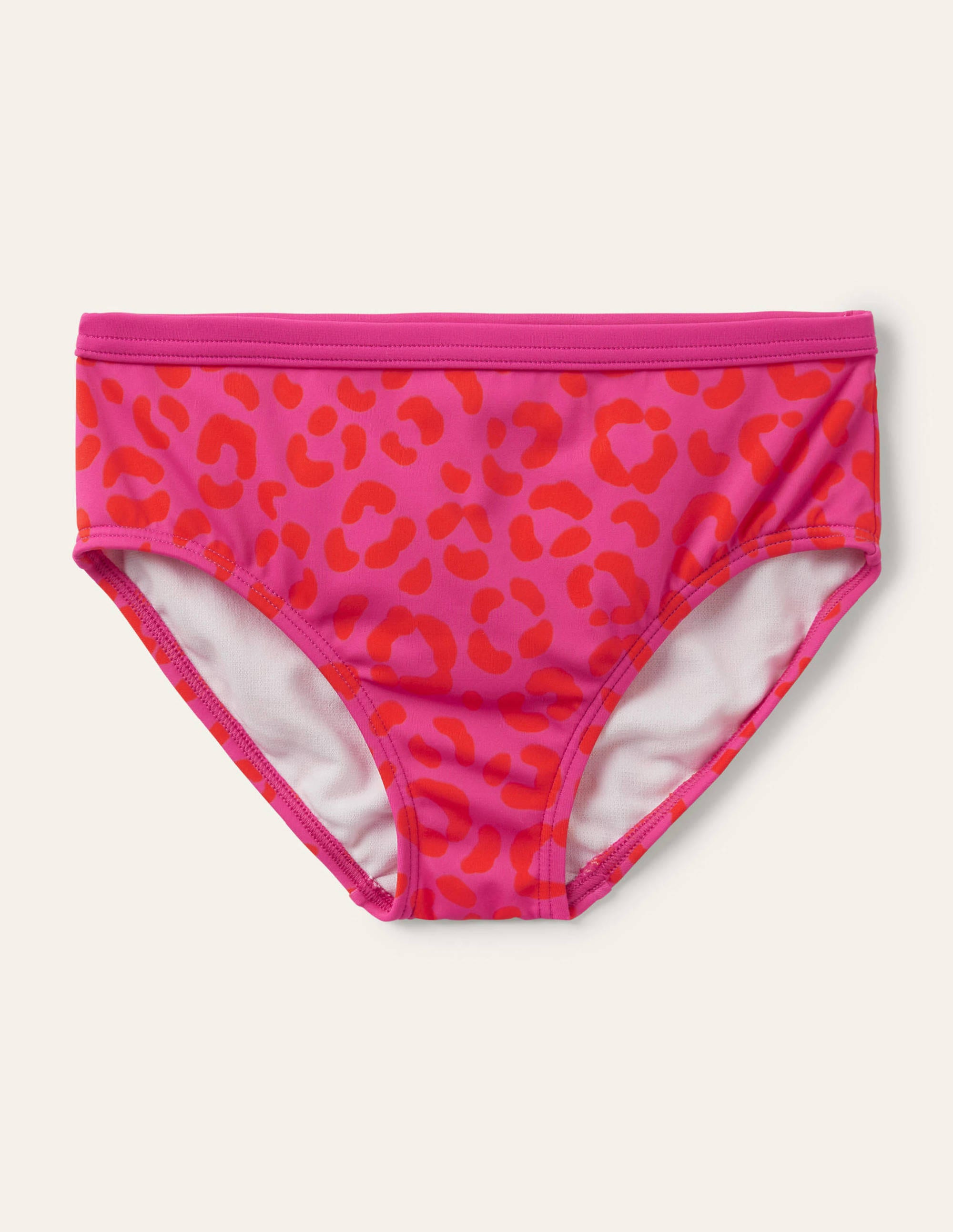 Bas de bikini à motif PNK Boden Boden, Fuchsia
